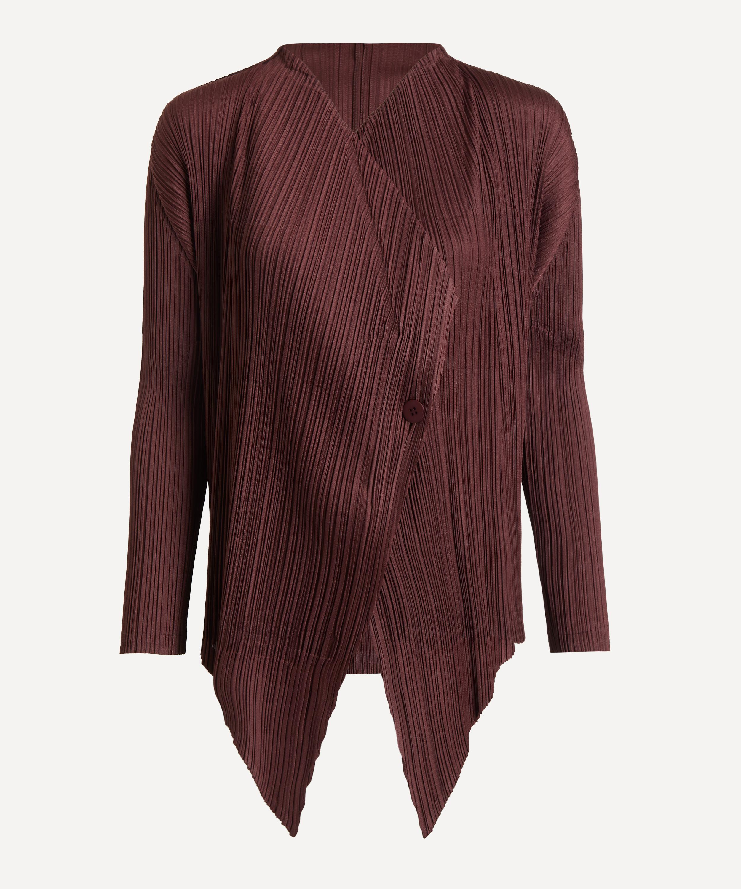 Pleats Please Issey Miyake - MONTHLY COLOURS: JANUARY Pleated Cardigan&nbsp;