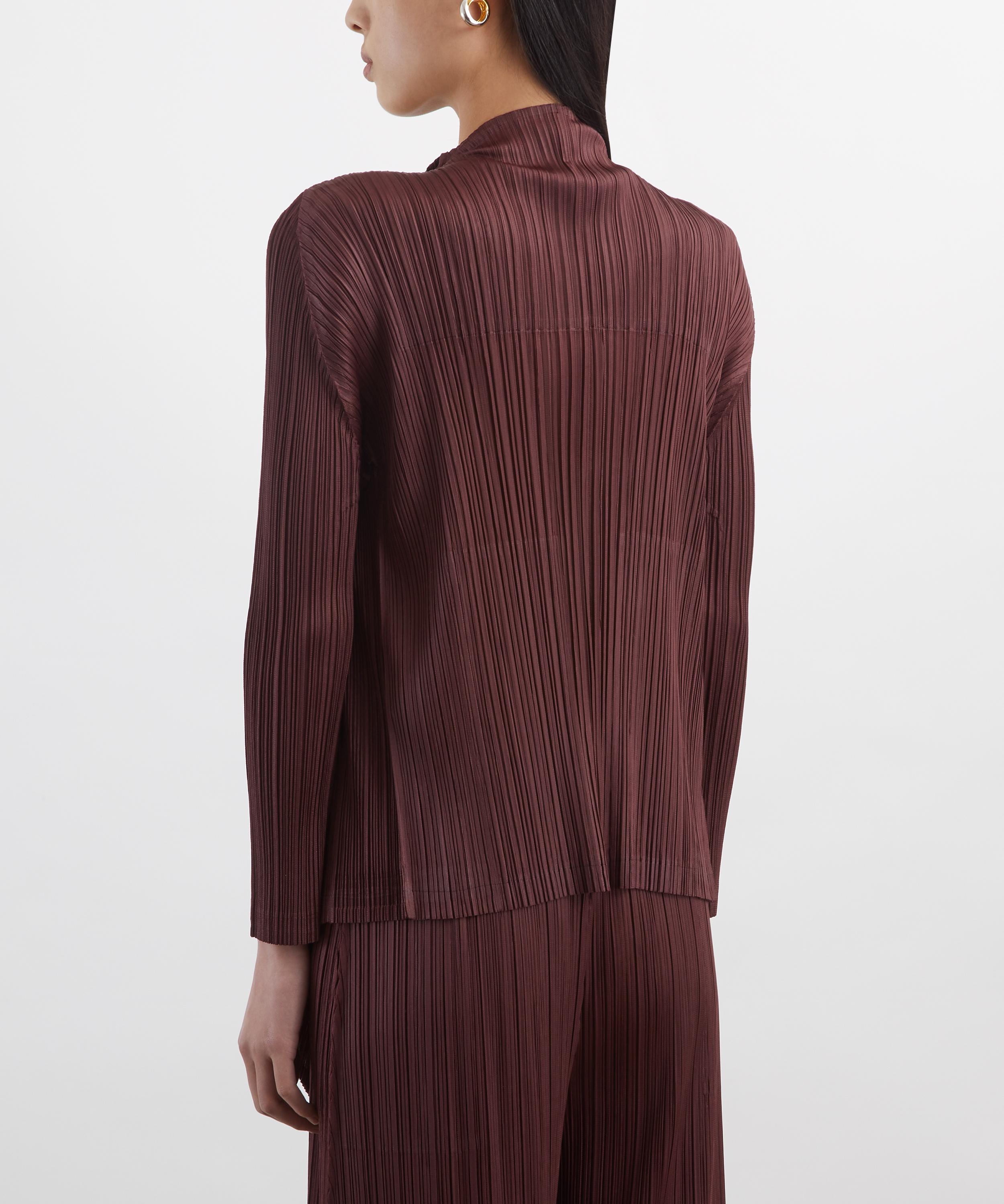 Pleats Please Issey Miyake - MONTHLY COLOURS: JANUARY Pleated Cardigan&nbsp; image number 3