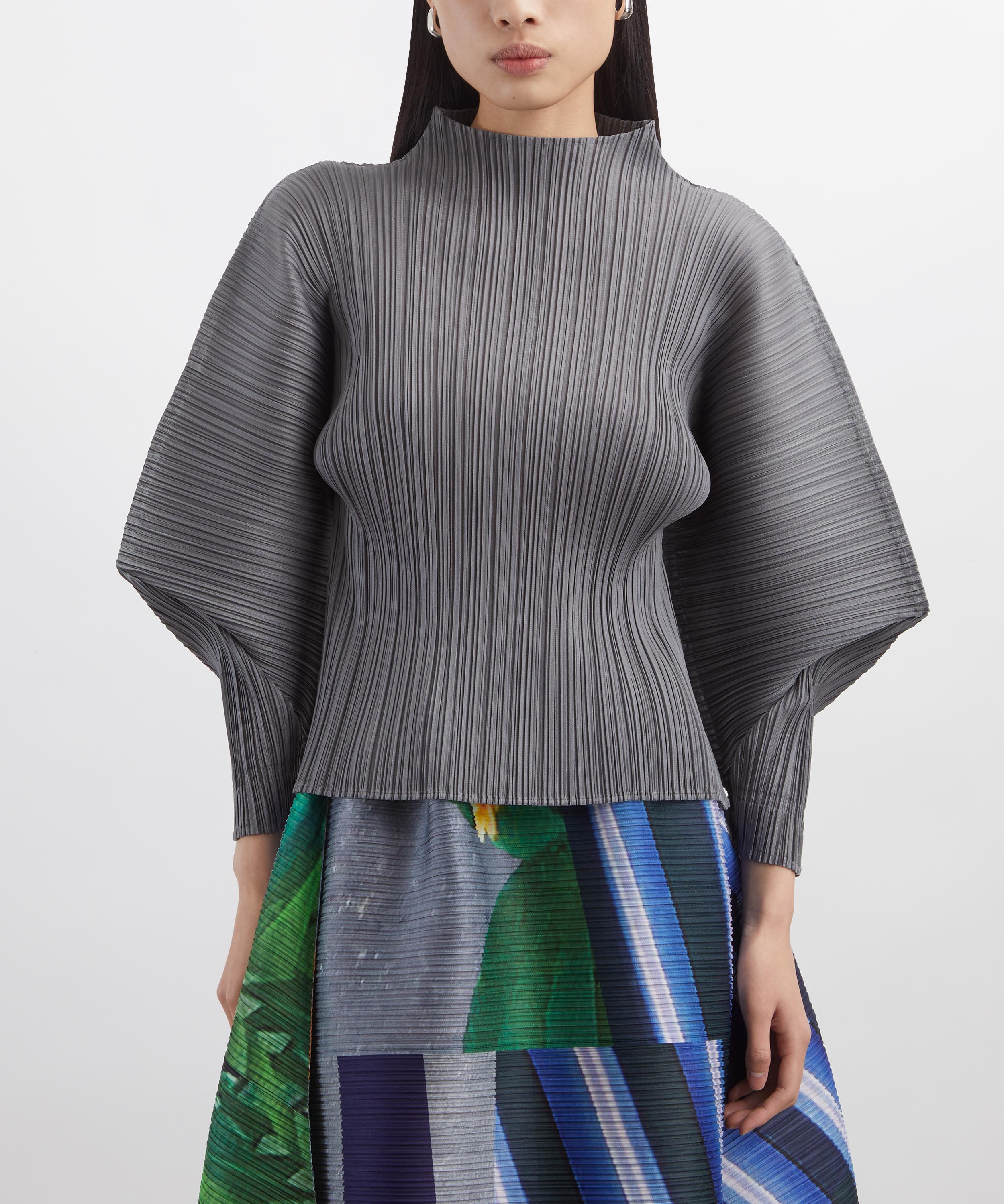 Pleats Please Issey Miyake - SKYLINE Pleated Top image number 2