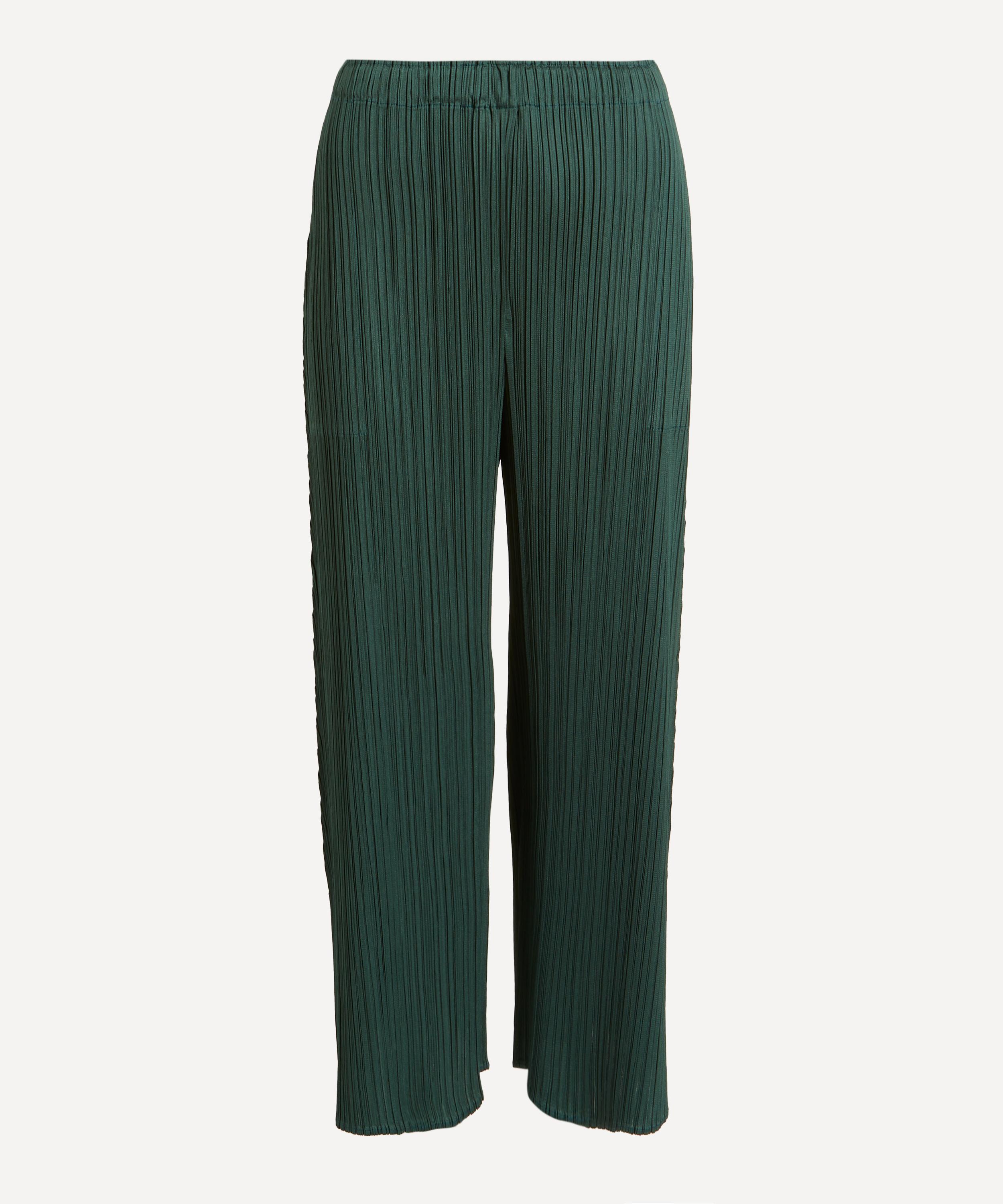 Pleats Please Issey Miyake - MONTHLY COLOURS: MARCH Pleated Trousers