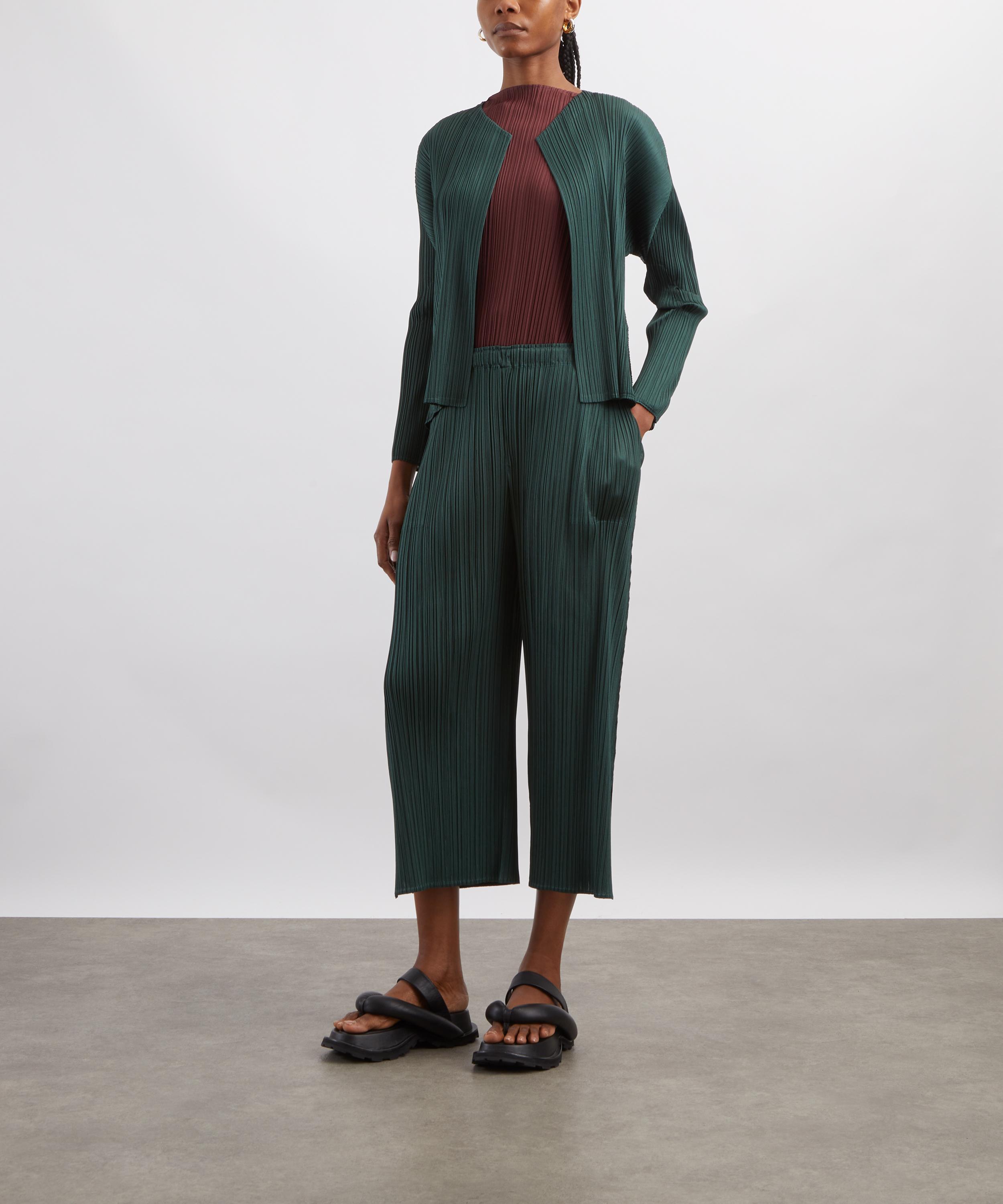 Pleats Please Issey Miyake - MONTHLY COLOURS: MARCH Pleated Trousers image number 1