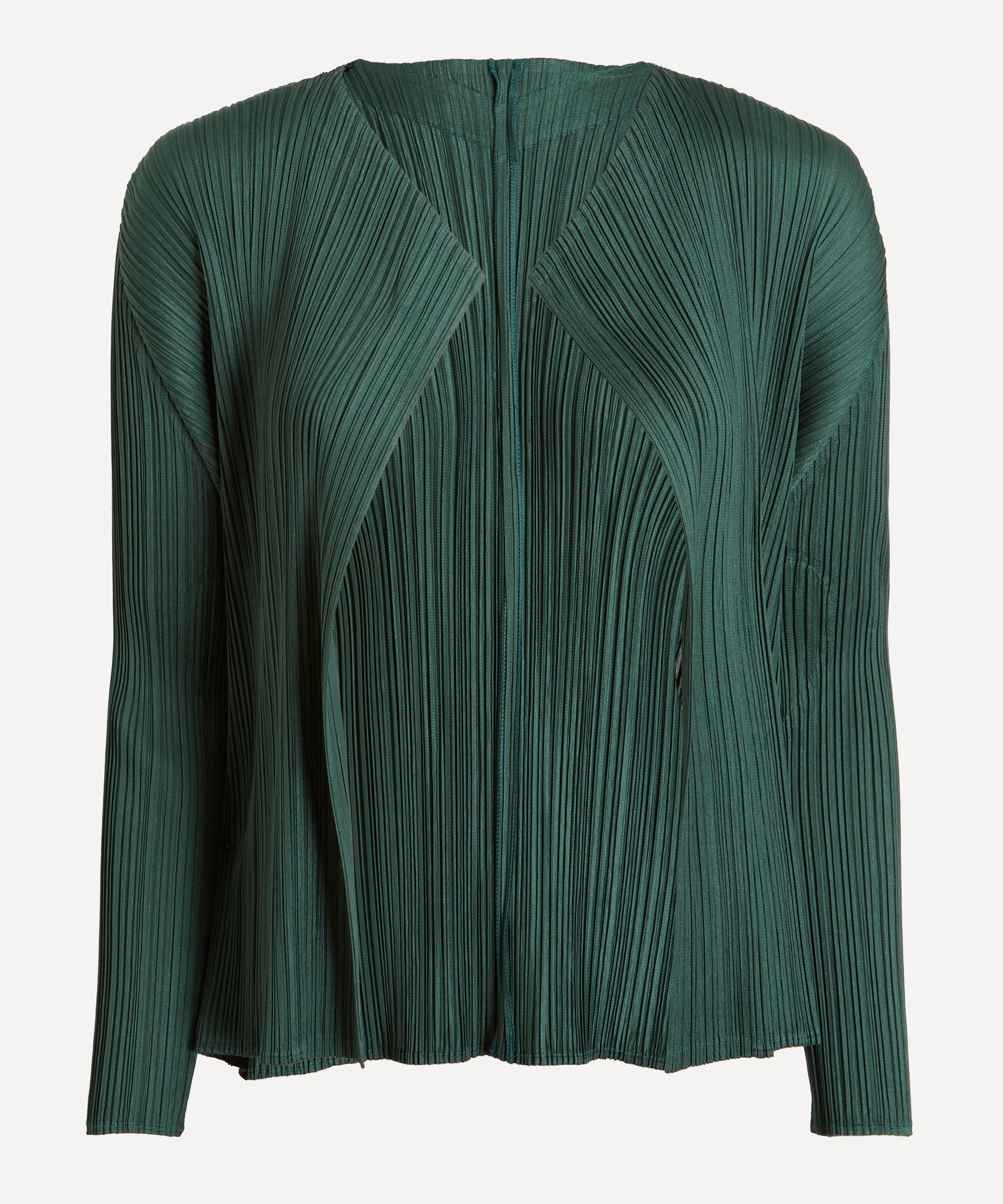 Pleats Please Issey Miyake - MONTHLY COLOURS: MARCH Pleated Cardigan