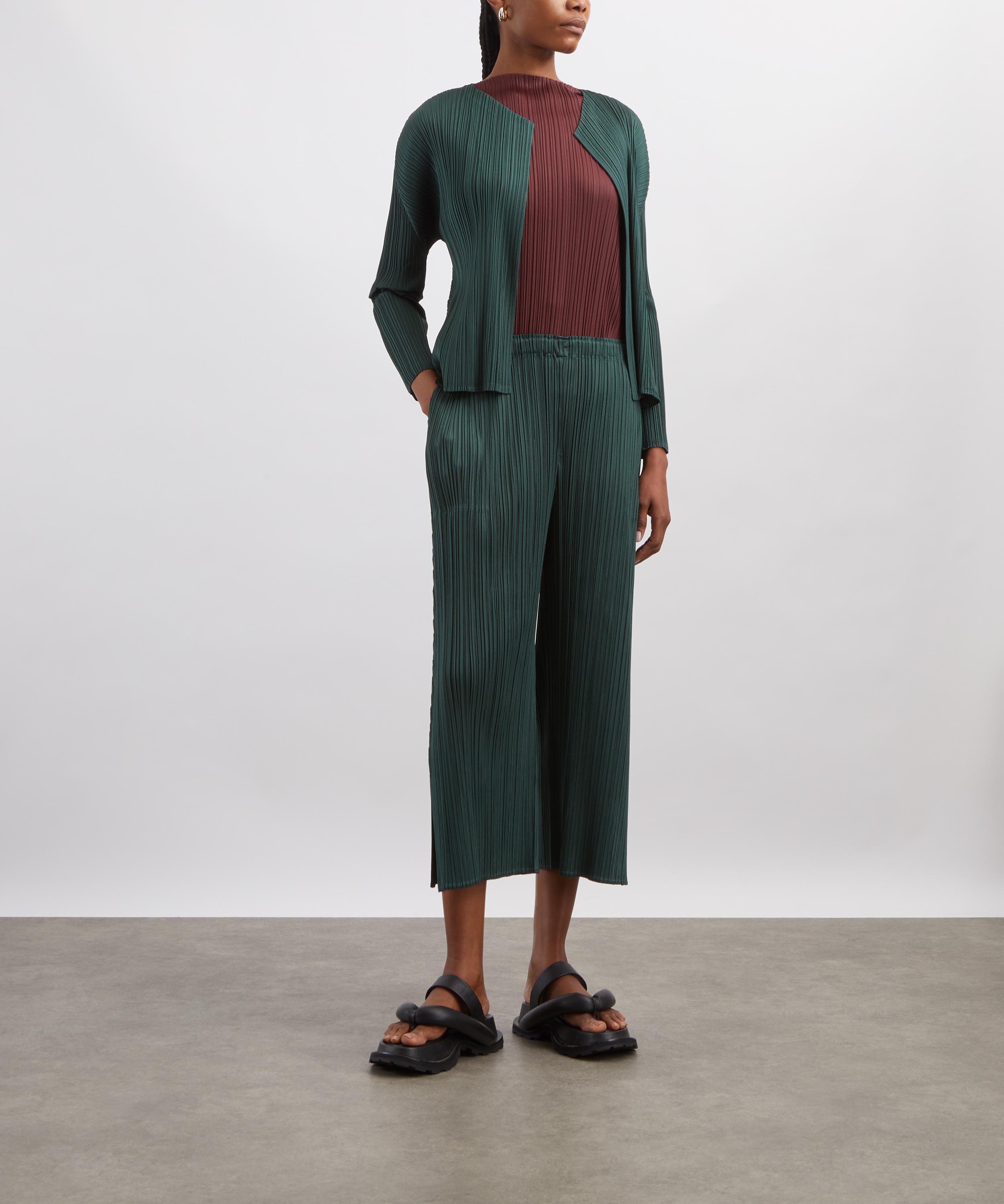Pleats Please Issey Miyake - MONTHLY COLOURS: MARCH Pleated Cardigan image number 1