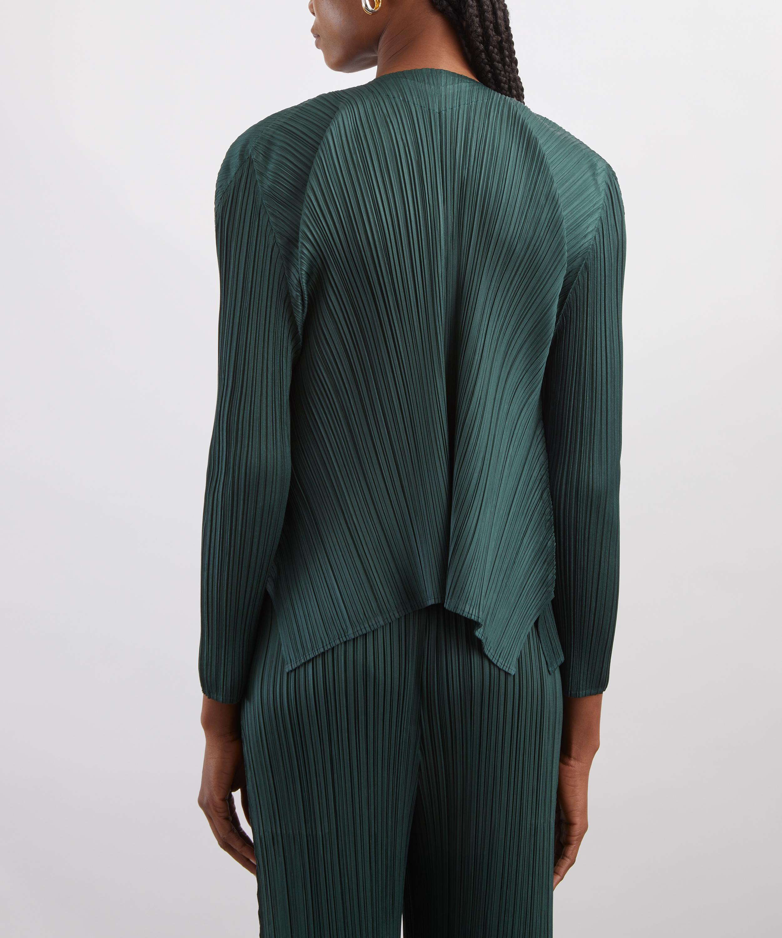 Pleats Please Issey Miyake - MONTHLY COLOURS: MARCH Pleated Cardigan image number 3