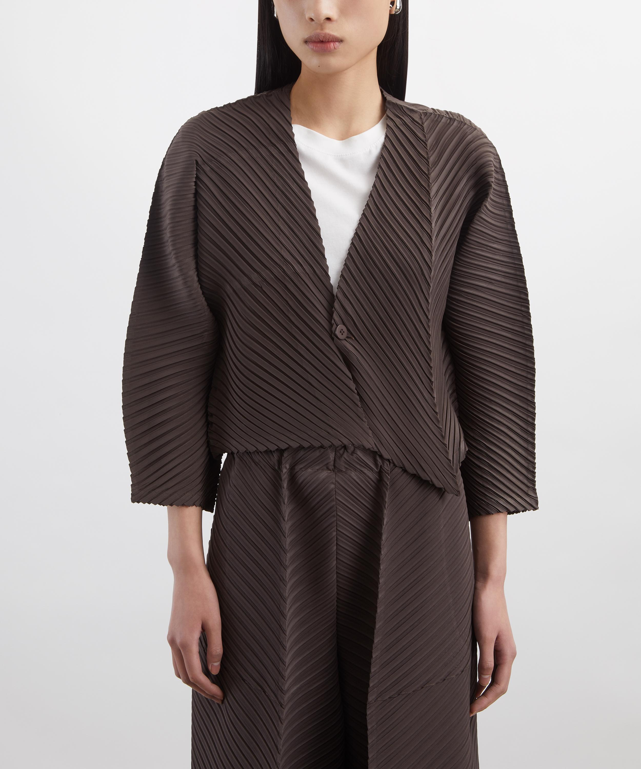 Issey Miyake - PLASTER PLEATS Cardigan image number 2