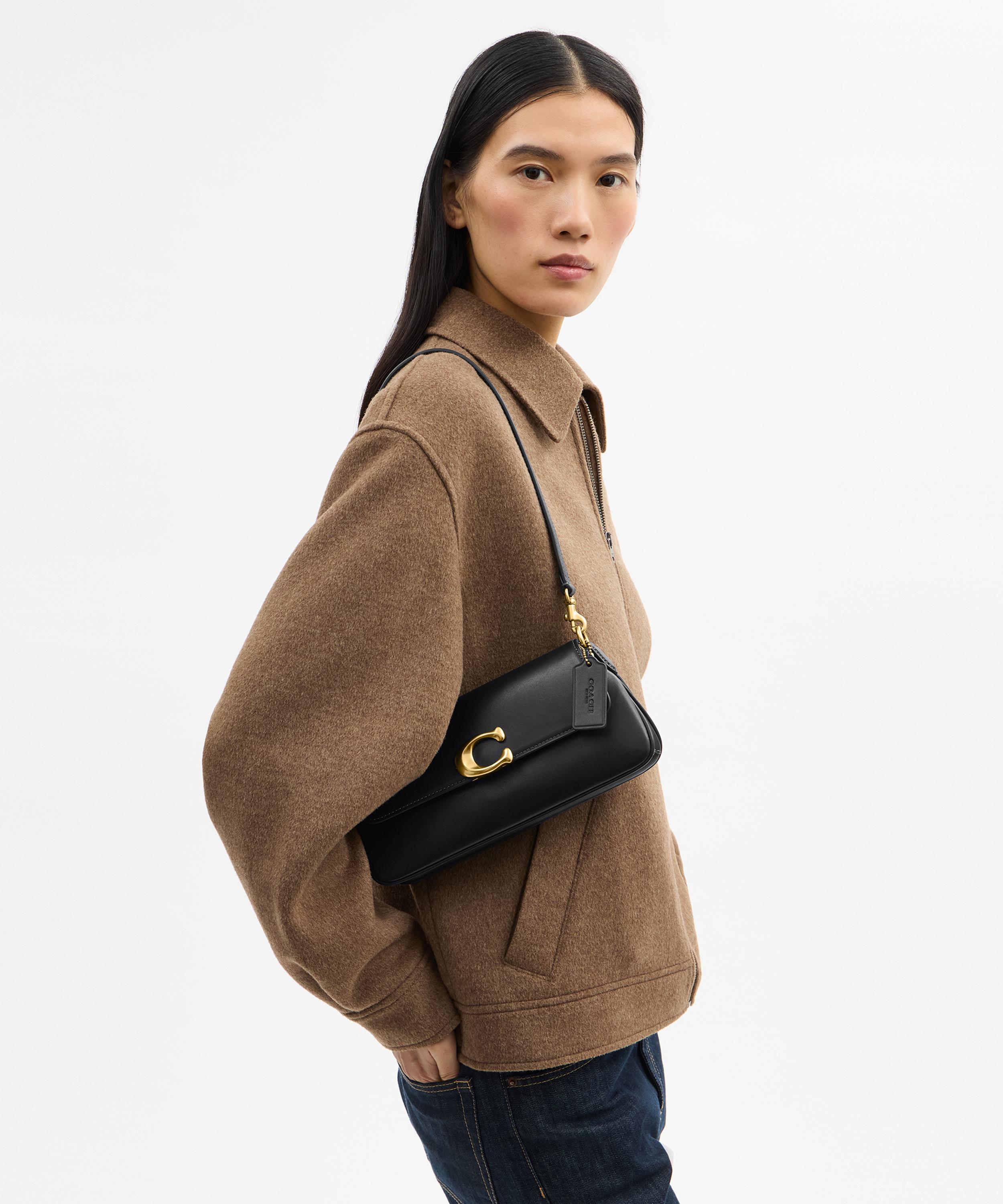 Coach - Jet Leather Shoulder Bag image number 1