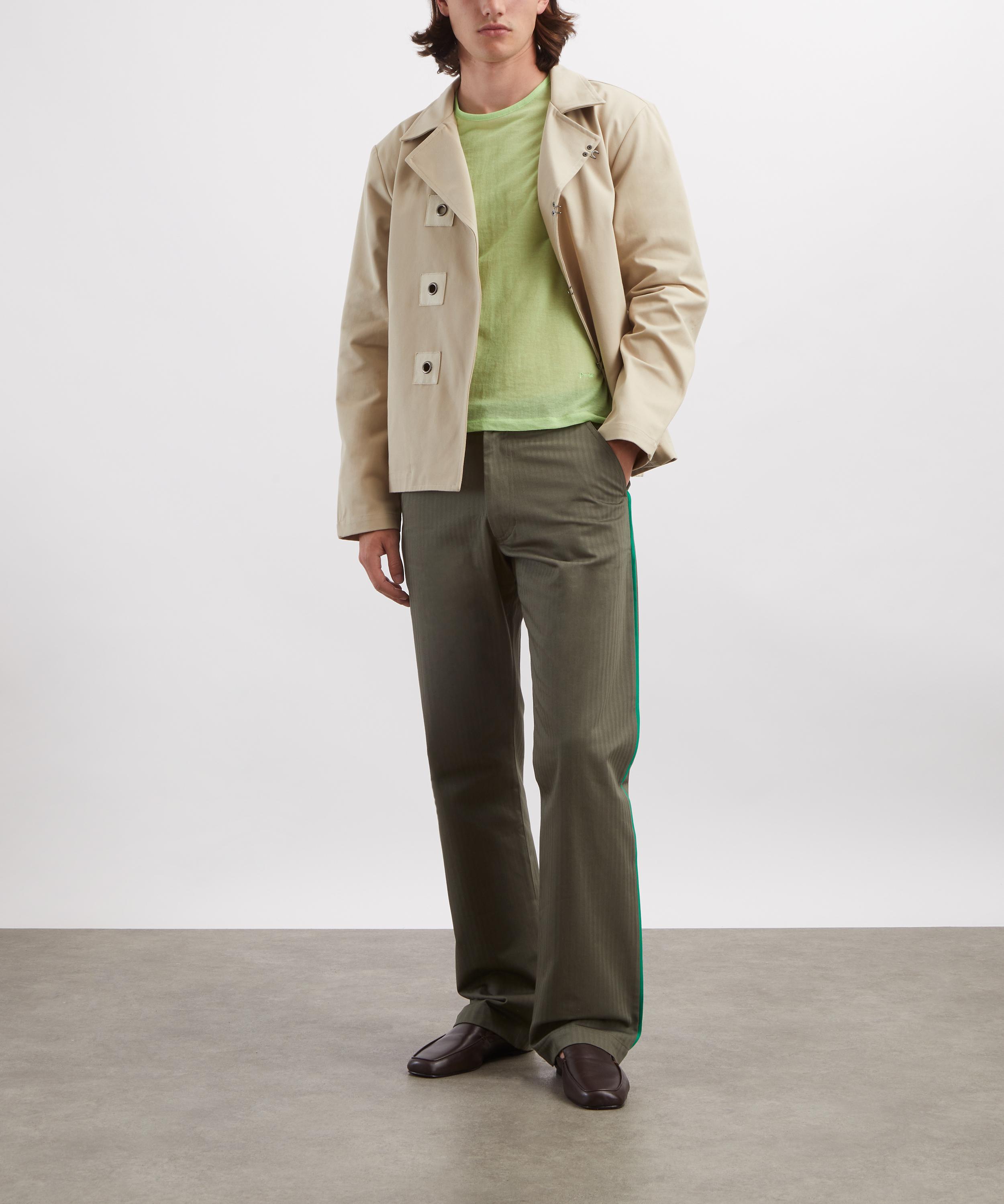 Paloma Wool - Omu Green Semi-Sheer T-Shirt image number 1