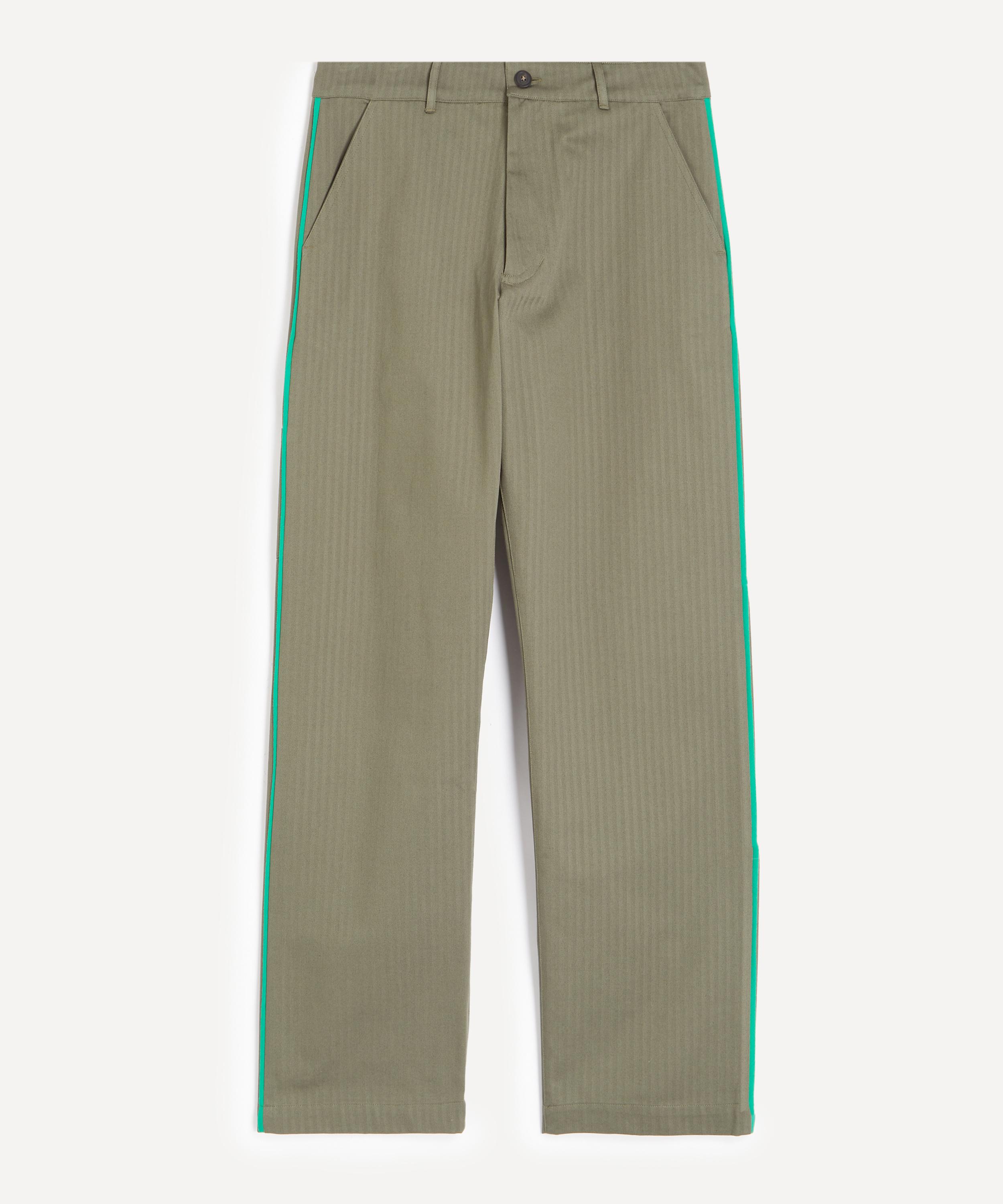 Paloma Wool - Pi Khaki Herringbone Trousers