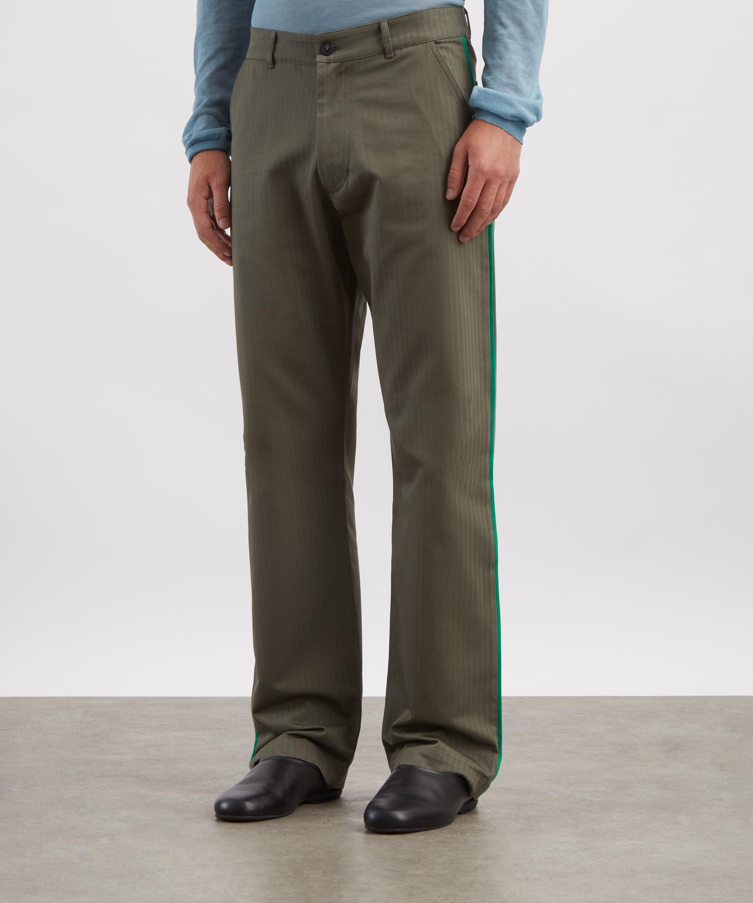 Paloma Wool - Pi Khaki Herringbone Trousers image number 2
