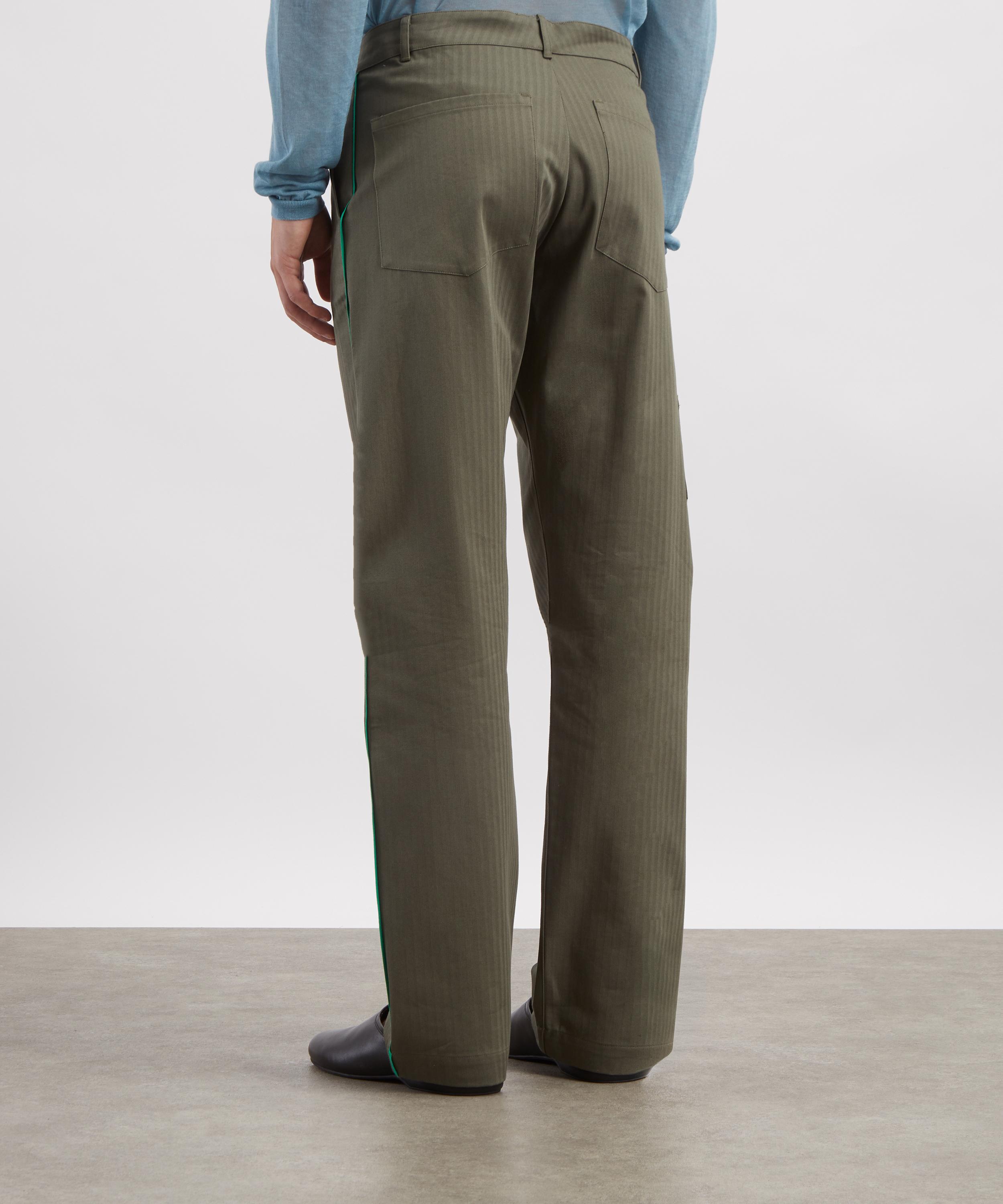 Paloma Wool - Pi Khaki Herringbone Trousers image number 3