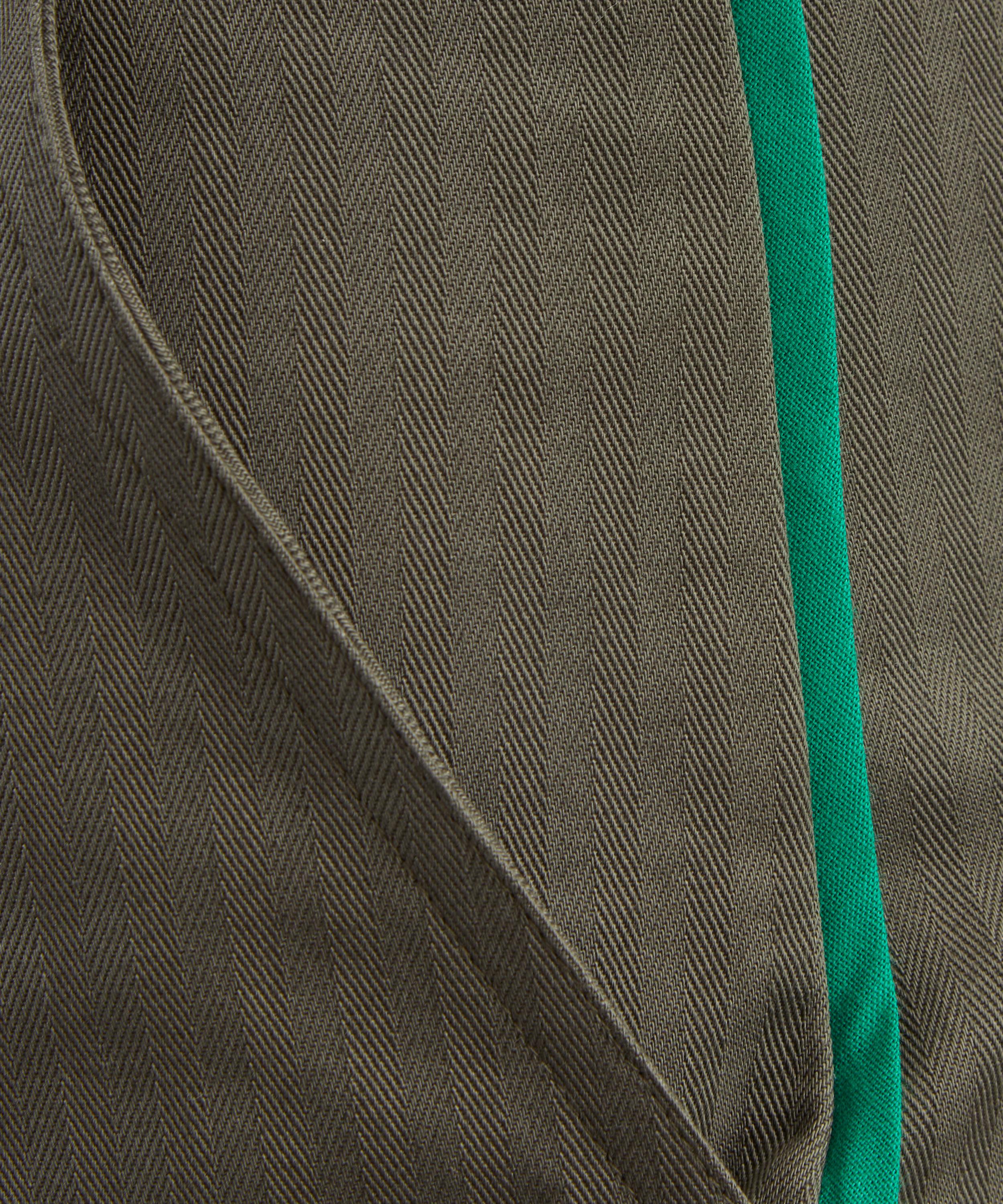 Paloma Wool - Pi Khaki Herringbone Trousers image number 4