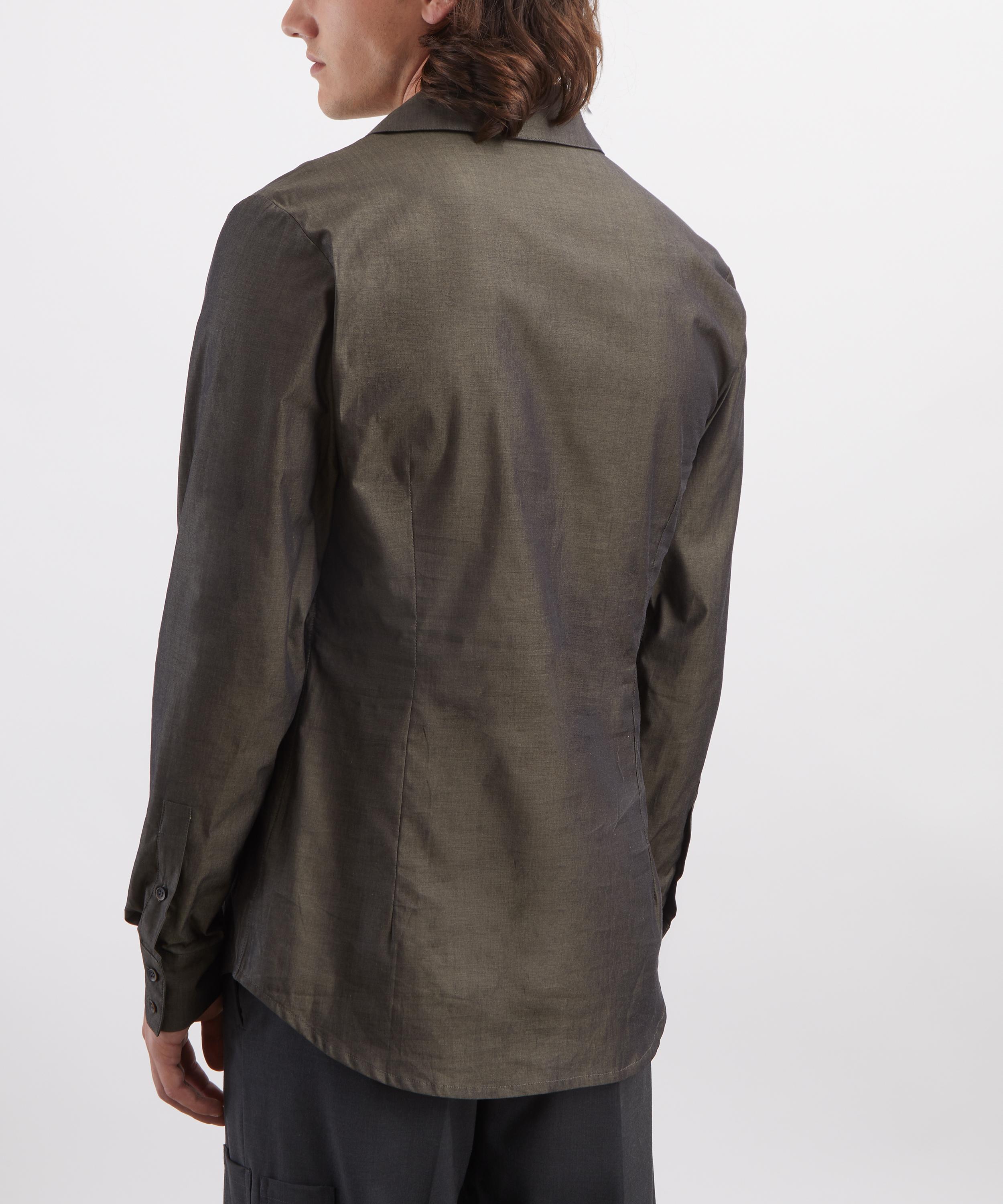 Paloma Wool - Salem Khaki Draped Shirt image number 3