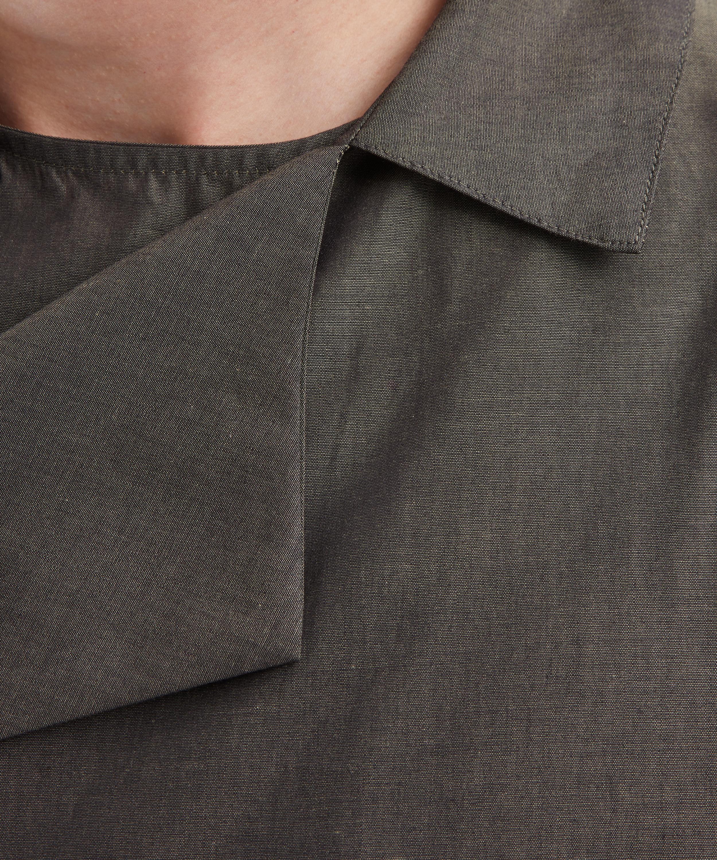 Paloma Wool - Salem Khaki Draped Shirt image number 4