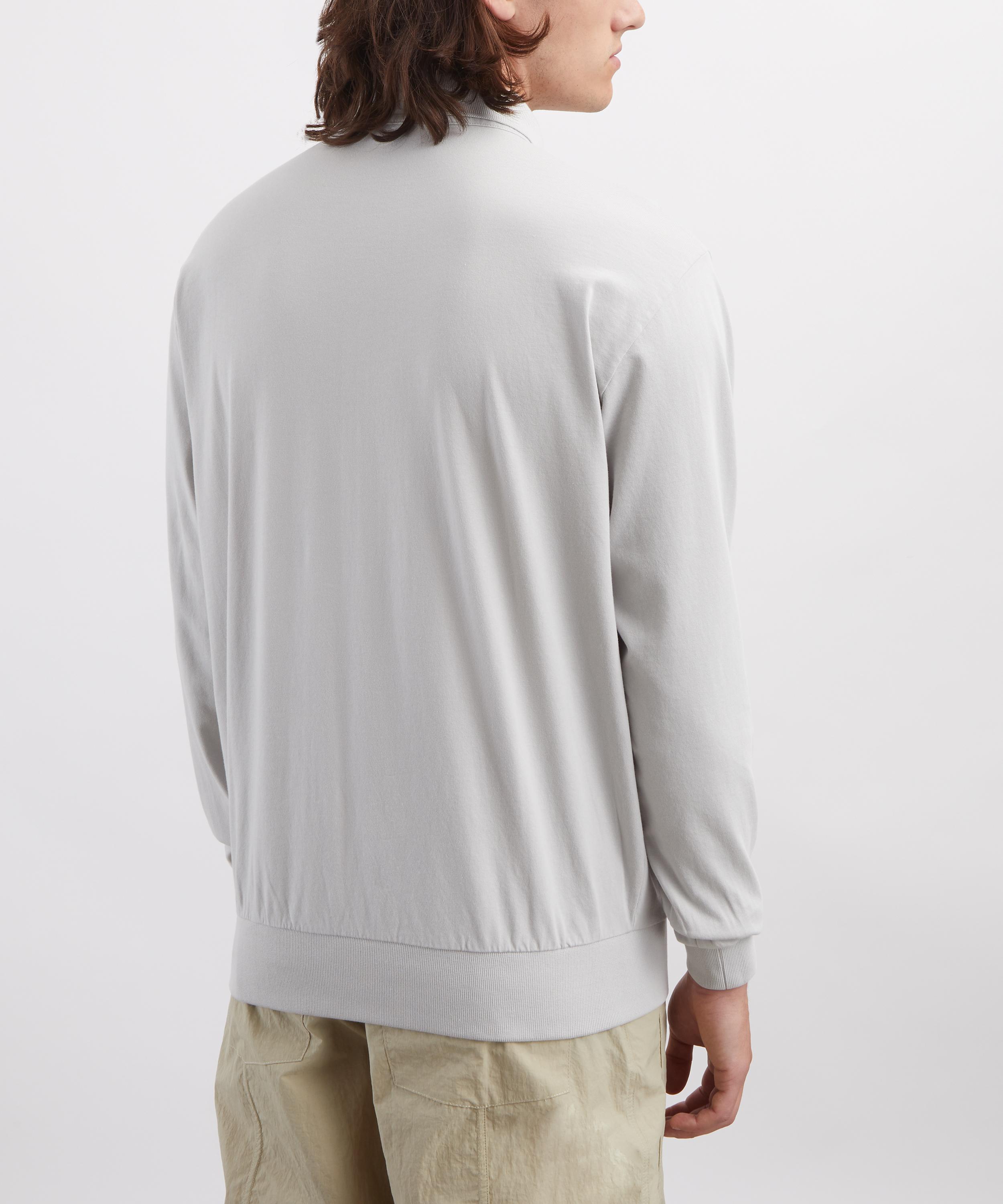 Paloma Wool - Romi Light Grey Long-Sleeve Polo image number 3