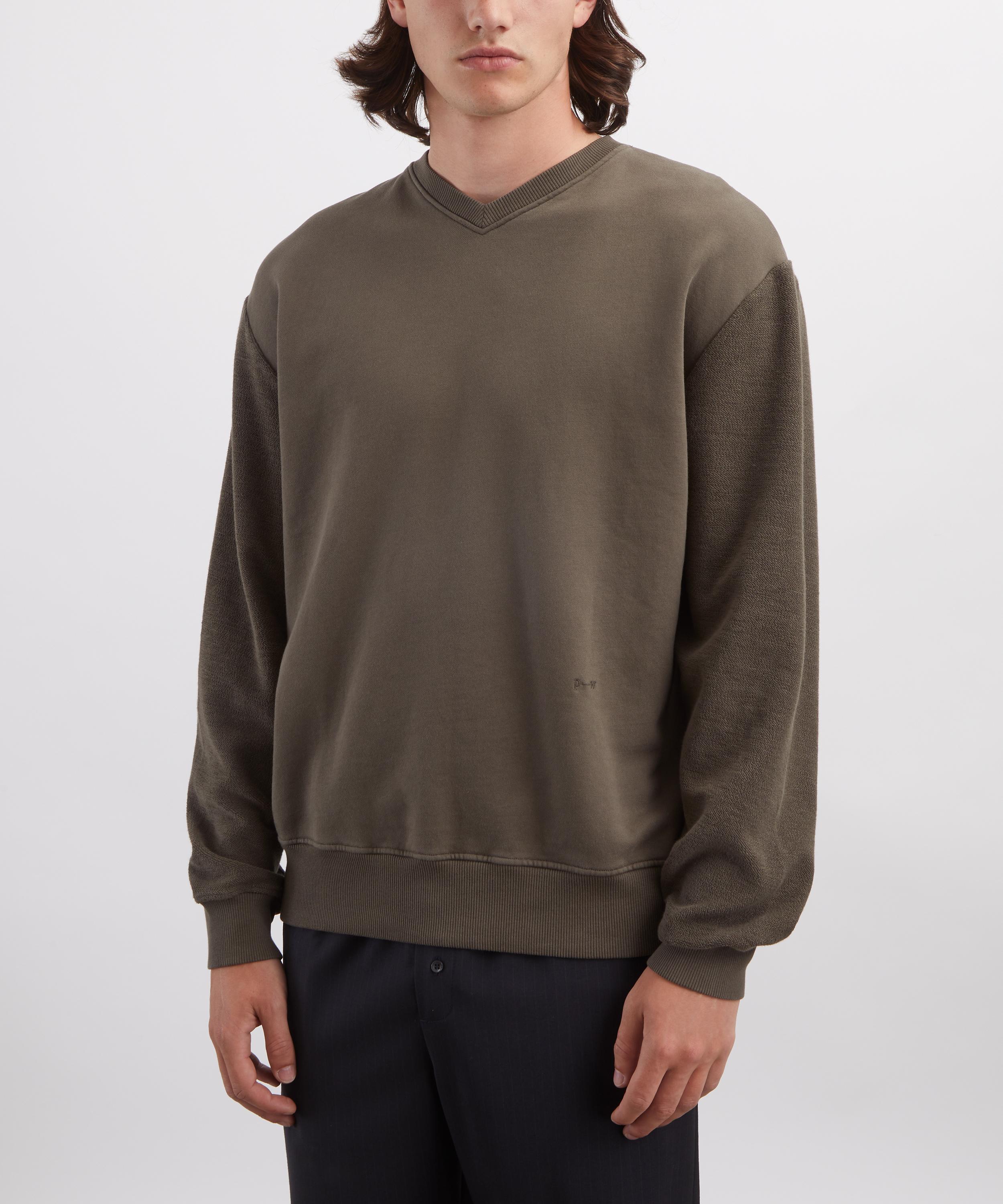 Paloma Wool - Oliver Grey V-Neck Sweatshirt image number 2
