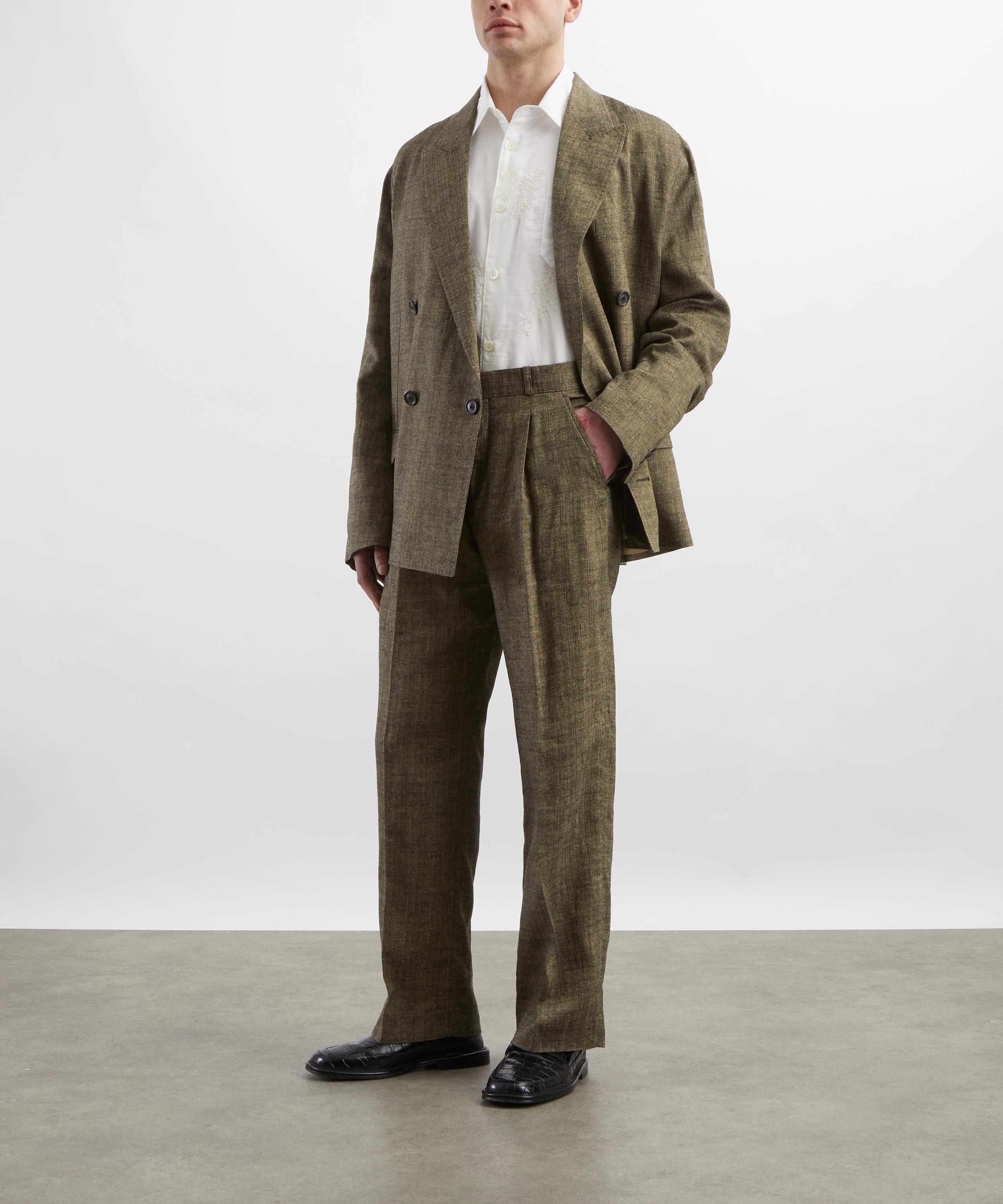Our Legacy - Halt Deep Husk Soft Grain Weave Blazer image number 1
