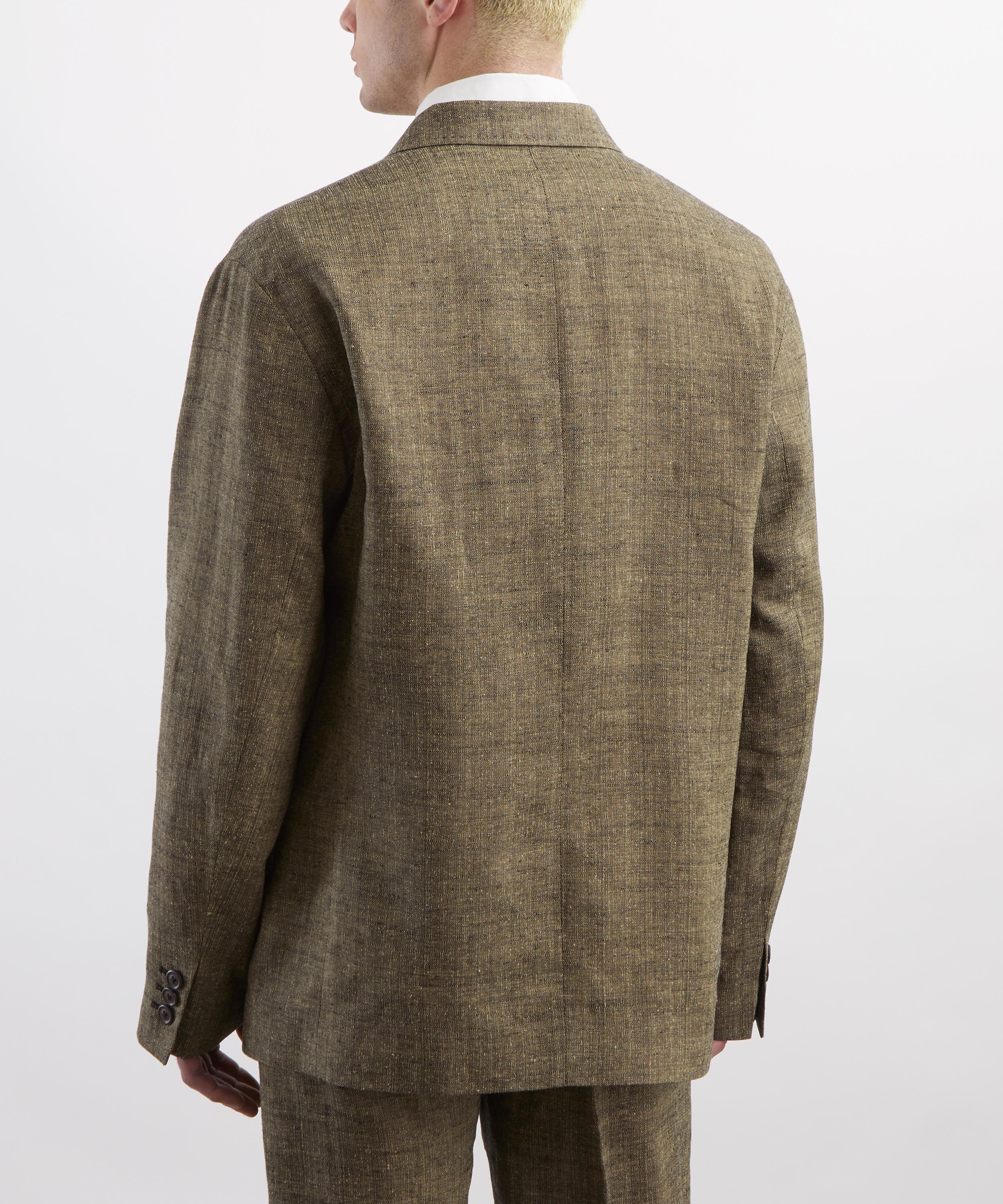 Our Legacy - Halt Deep Husk Soft Grain Weave Blazer image number 3