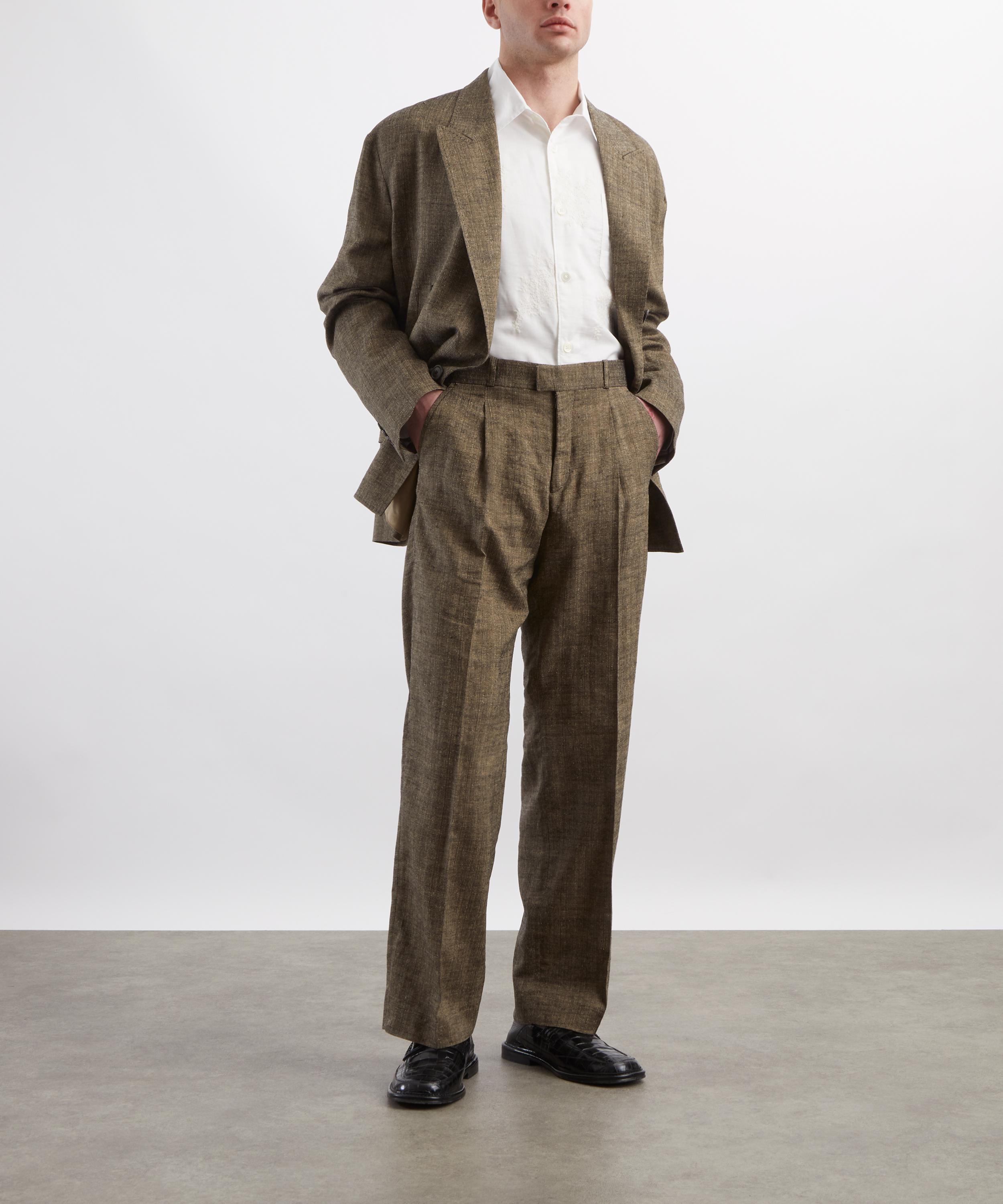 Our Legacy - Slack Deep Husk Soft Grain Weave Trousers image number 1