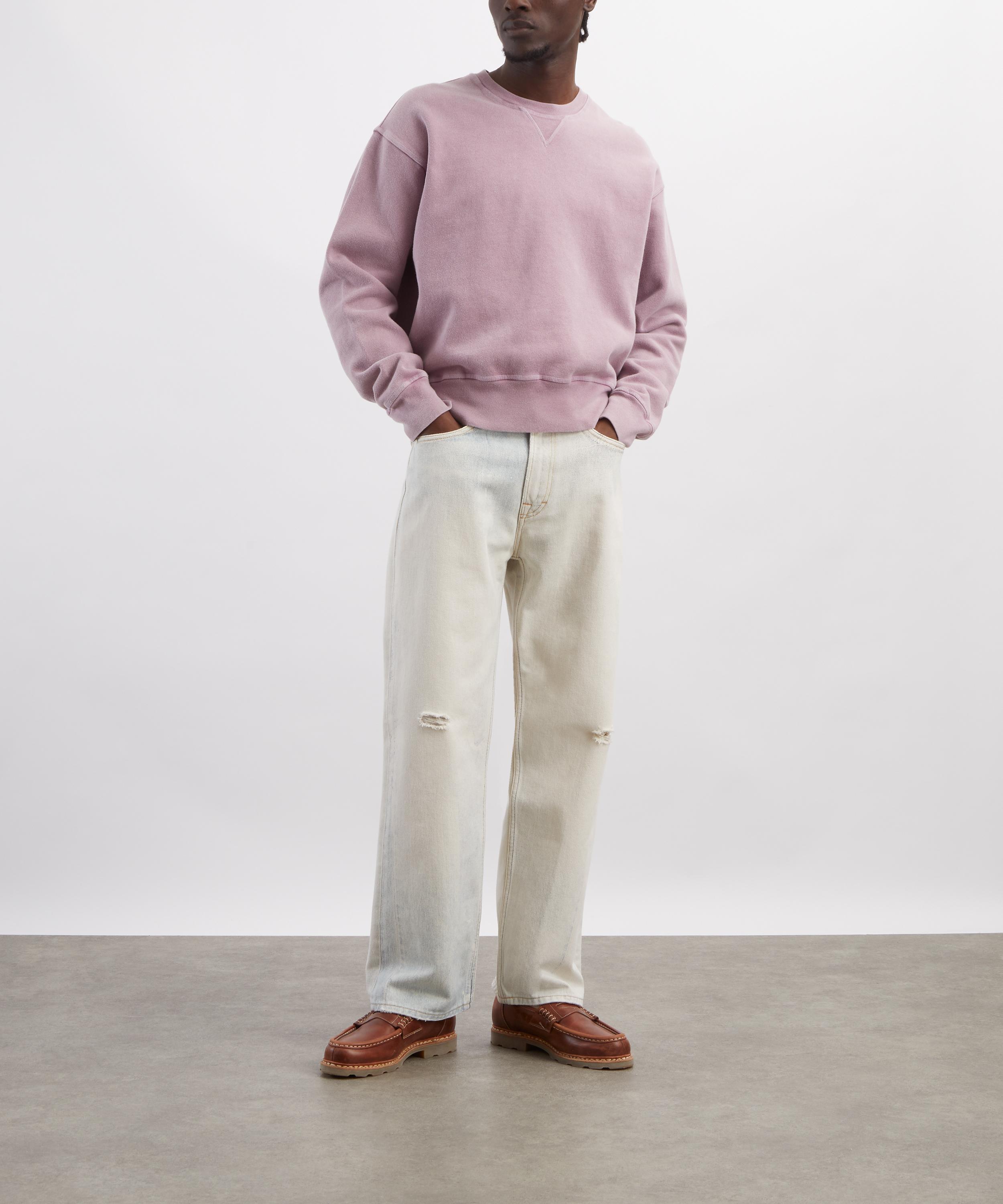 Our Legacy - Third Cut Straight-Leg Distressed Print Jeans image number 1