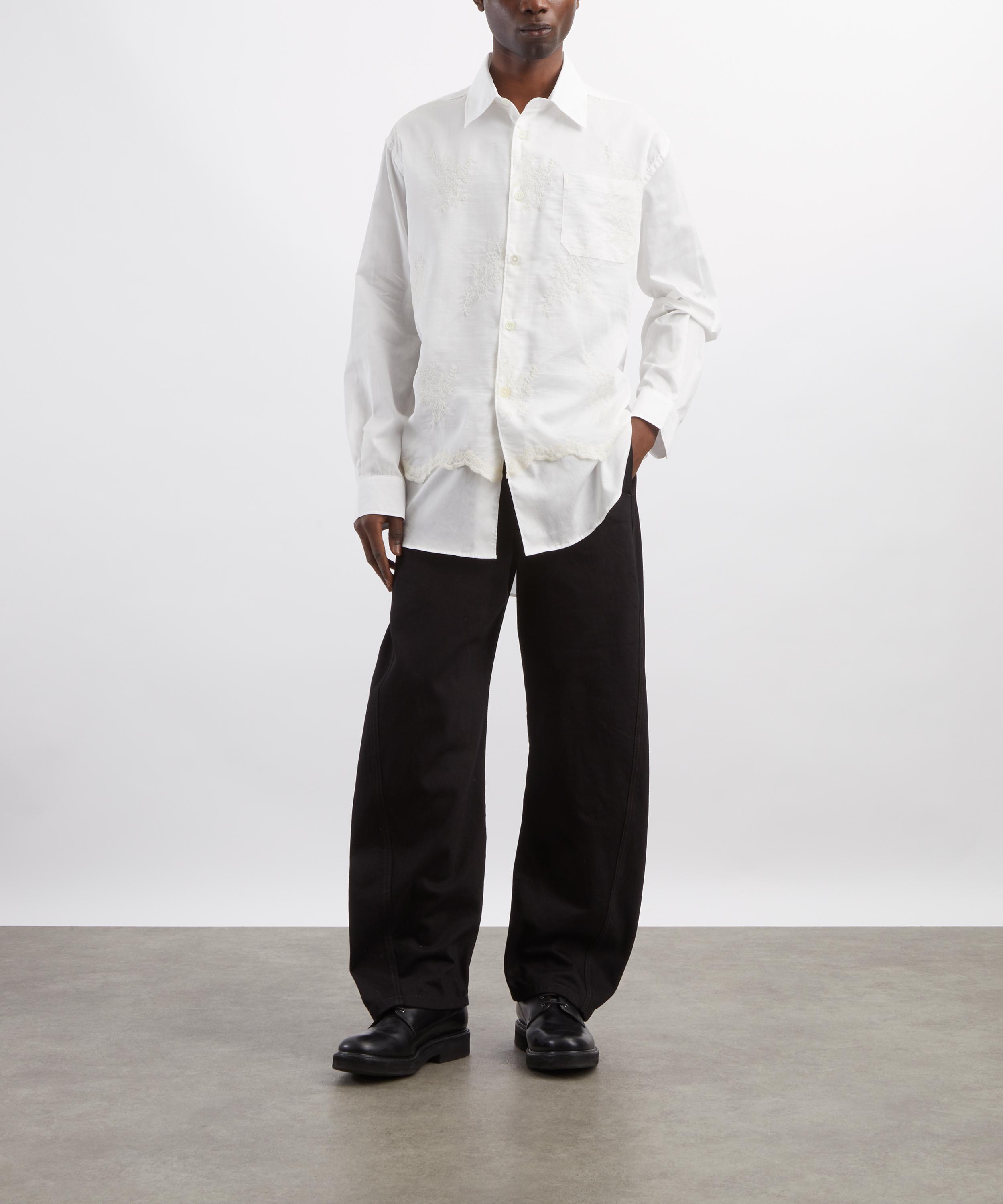 Our Legacy - Vast Ivory Cloud Breezey Cotton Shirt image number 1