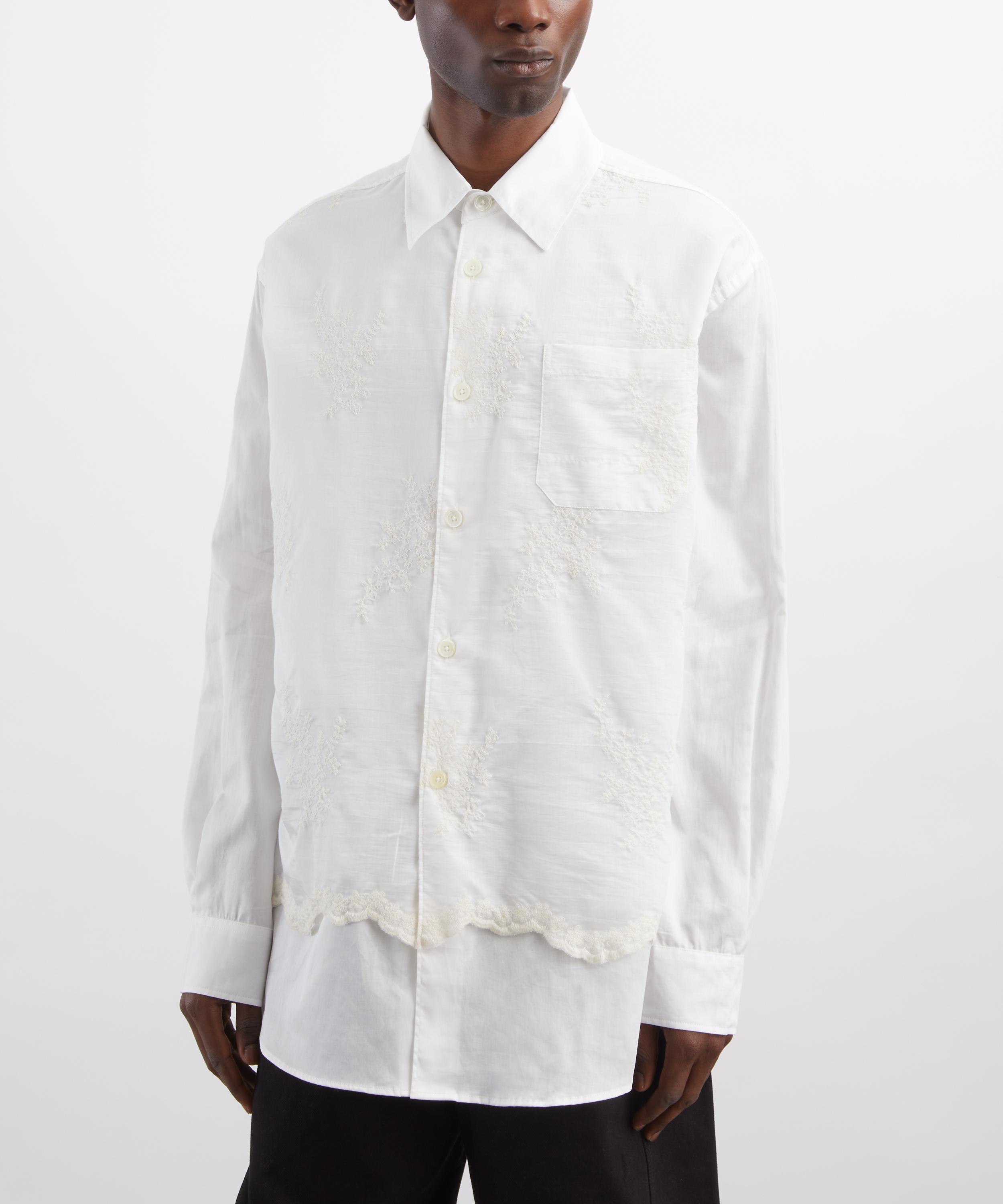 Our Legacy - Vast Ivory Cloud Breezey Cotton Shirt image number 2