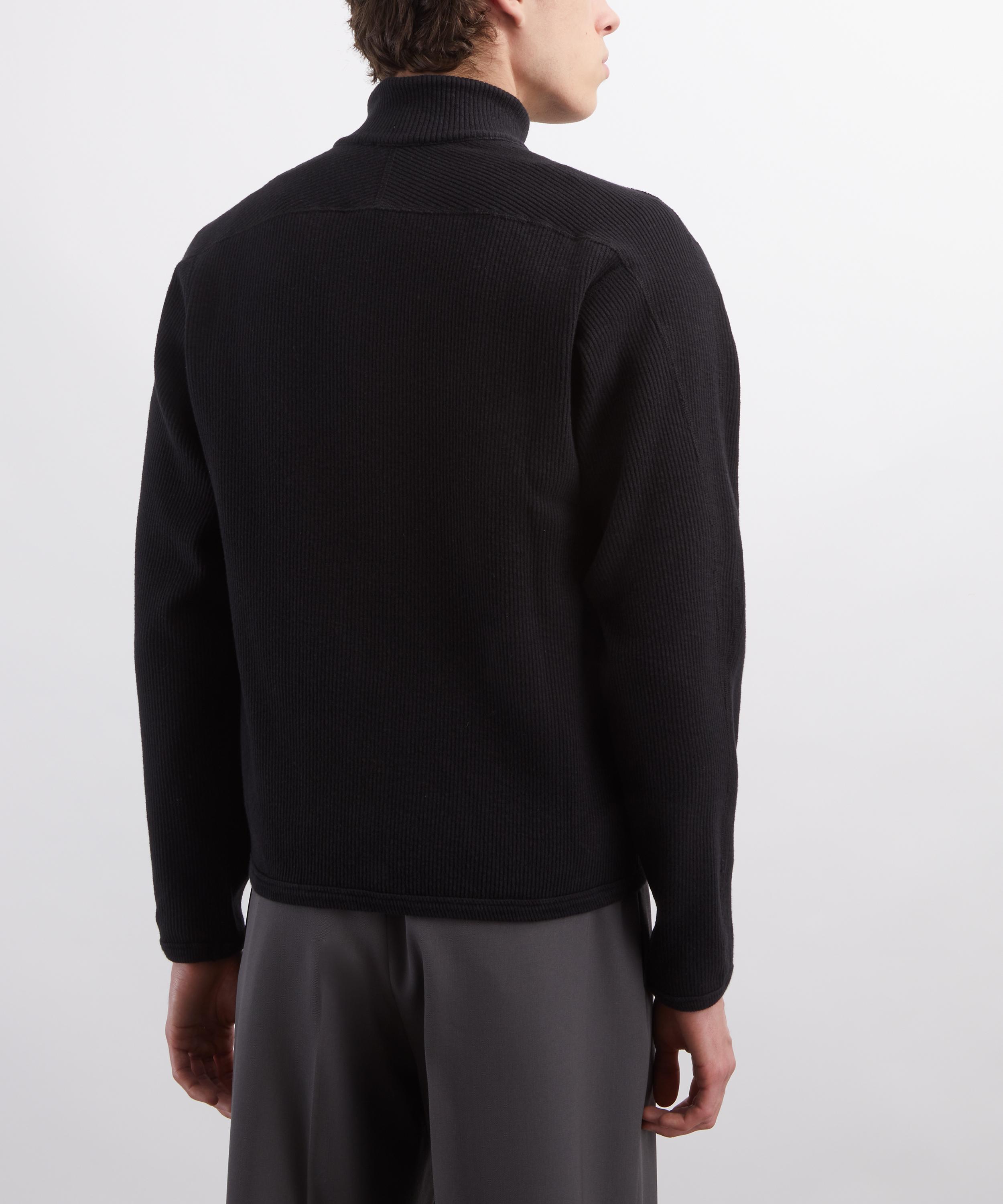 Norse Projects - Black Teno Military Rib Cardigan image number 3