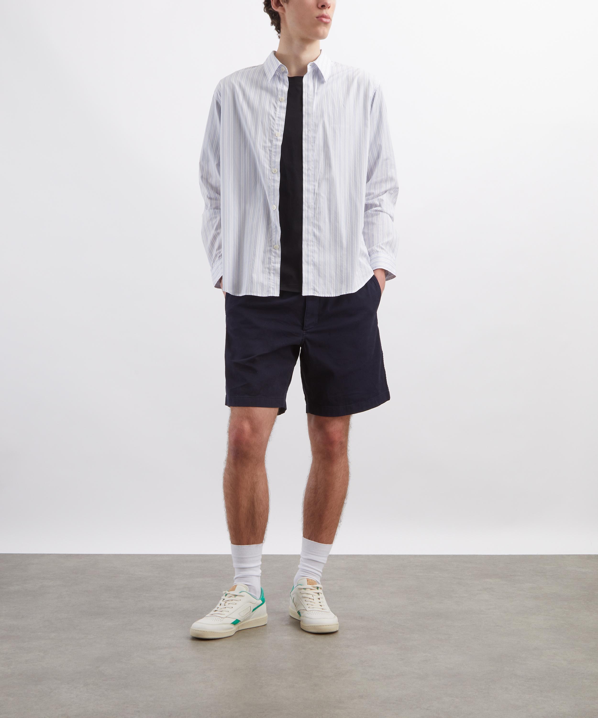 Norse Projects - Navy Trysil Twill Shorts image number 1