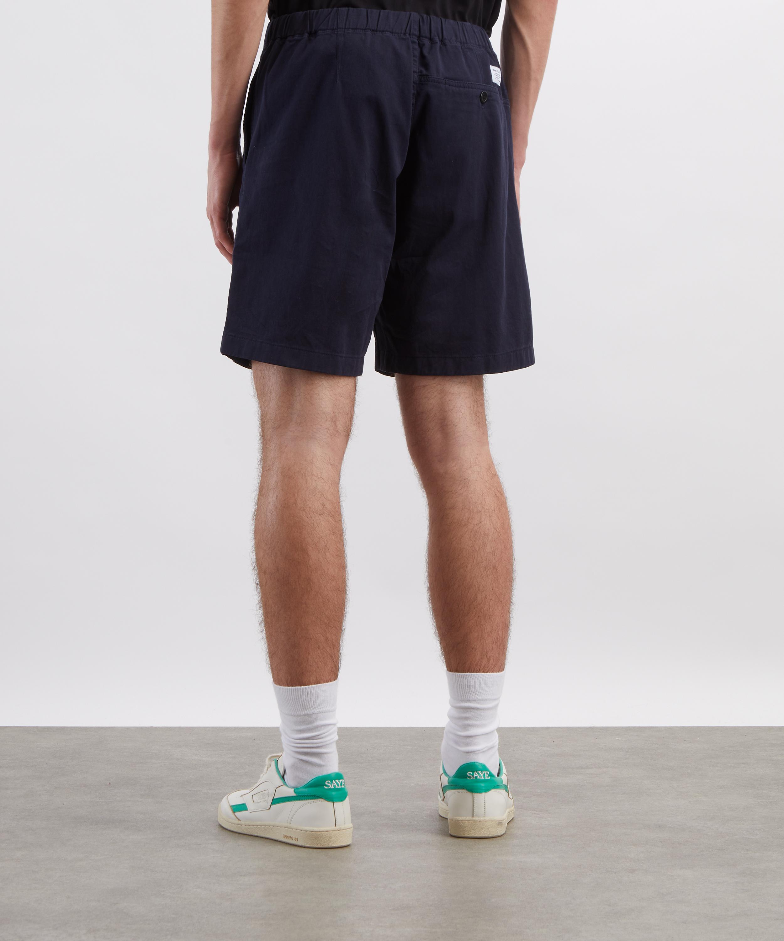 Norse Projects - Navy Trysil Twill Shorts image number 3