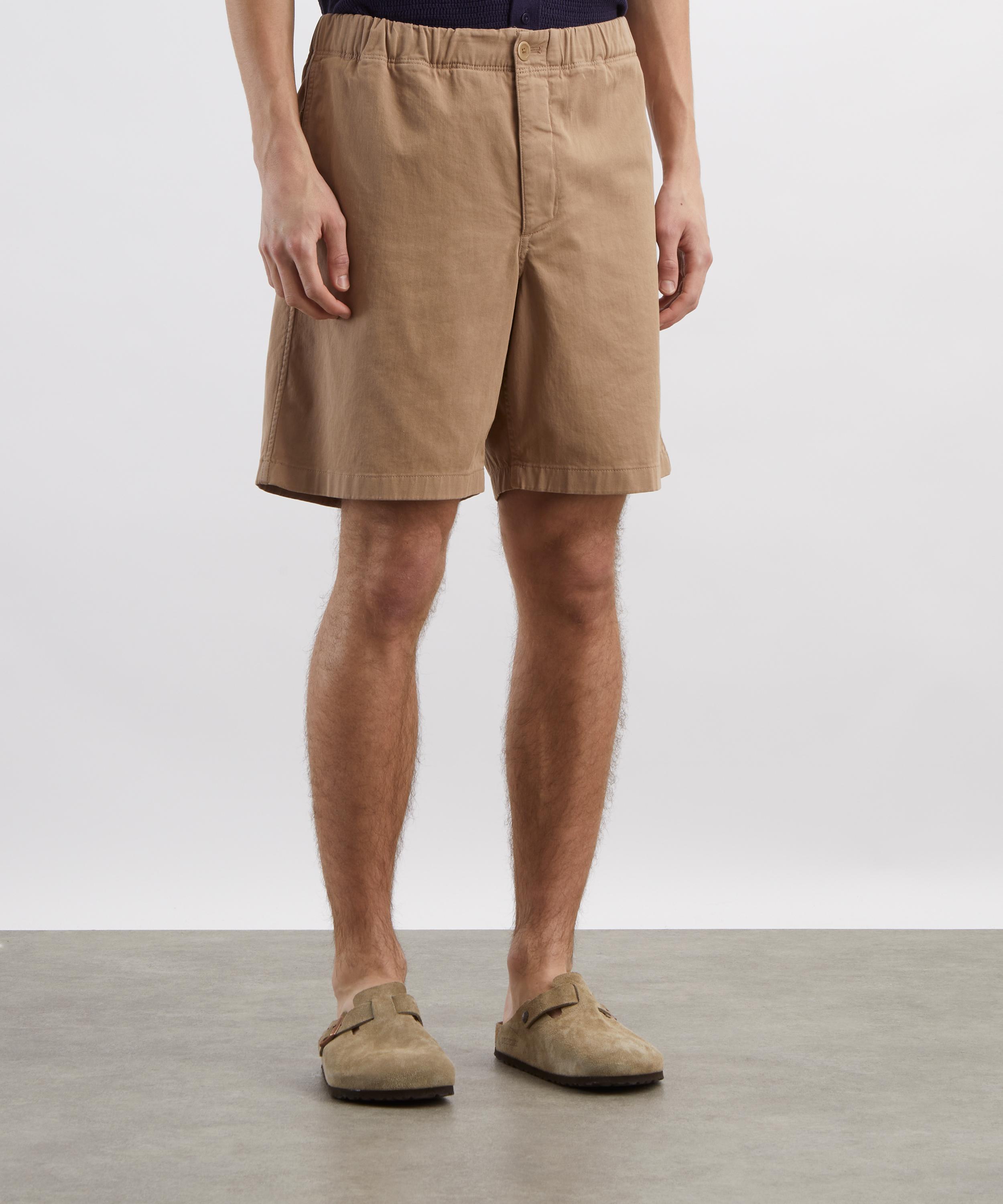 Norse Projects Navy Trysil Twill Shorts | Liberty