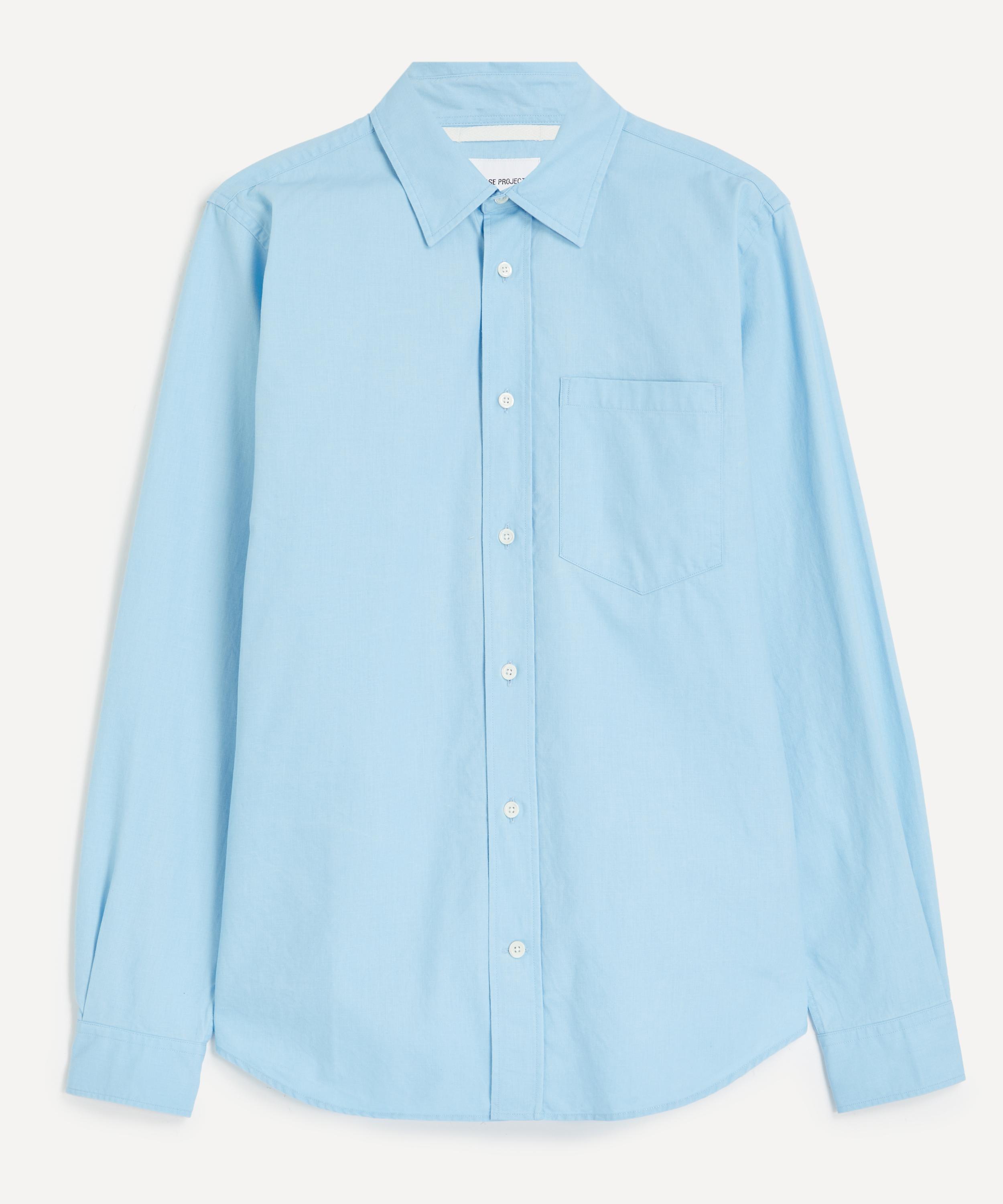 Norse Projects - Kongshoved Cerulean Cotton Relaxed Shirt