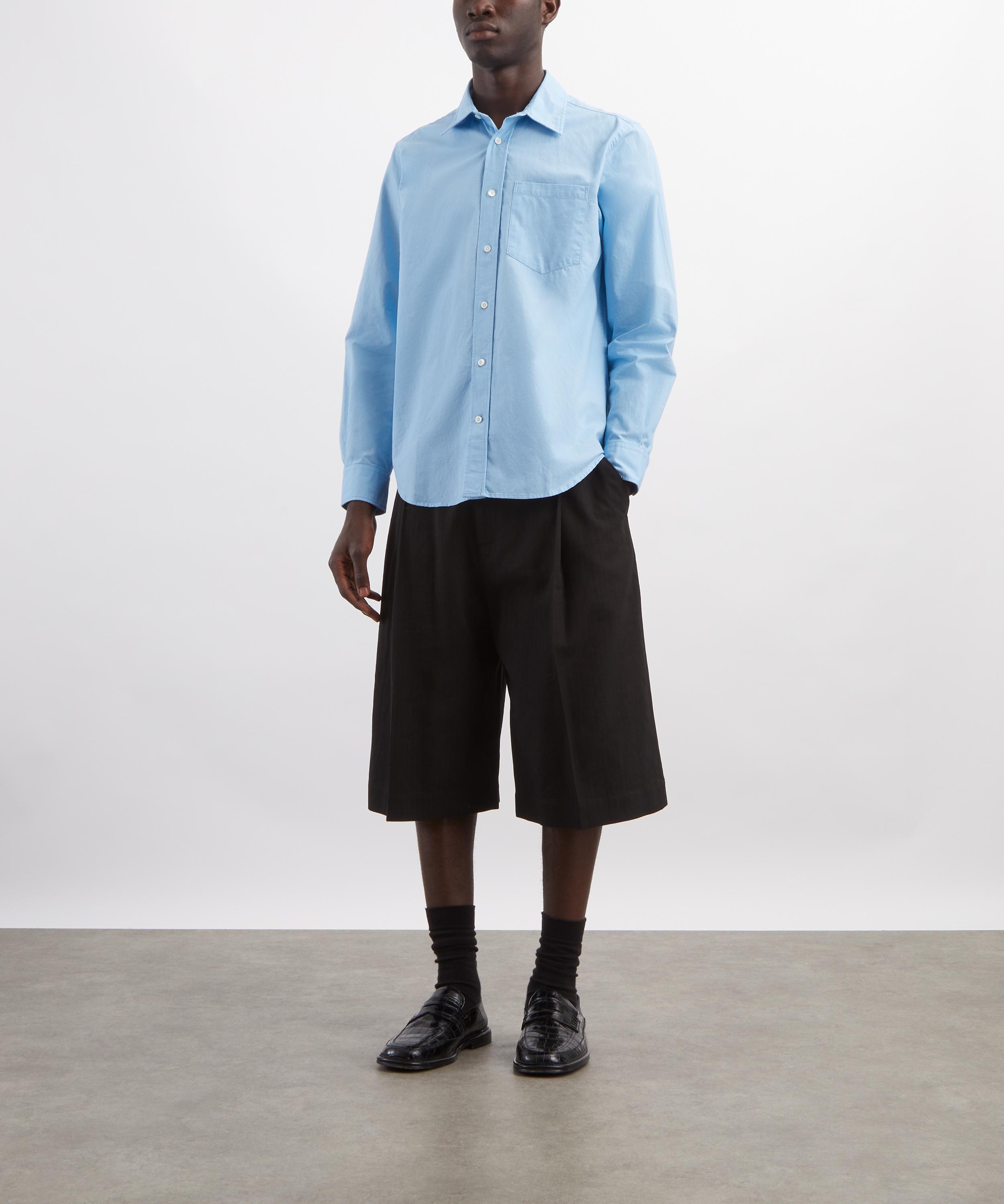 Norse Projects - Kongshoved Cerulean Cotton Relaxed Shirt image number 1