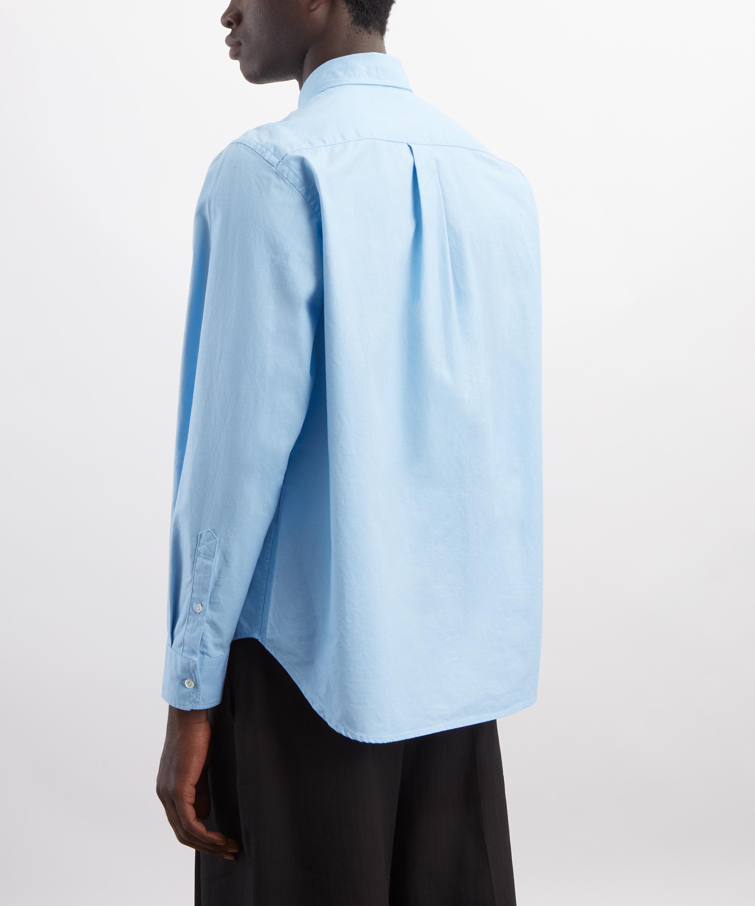Norse Projects - Kongshoved Cerulean Cotton Relaxed Shirt image number 3
