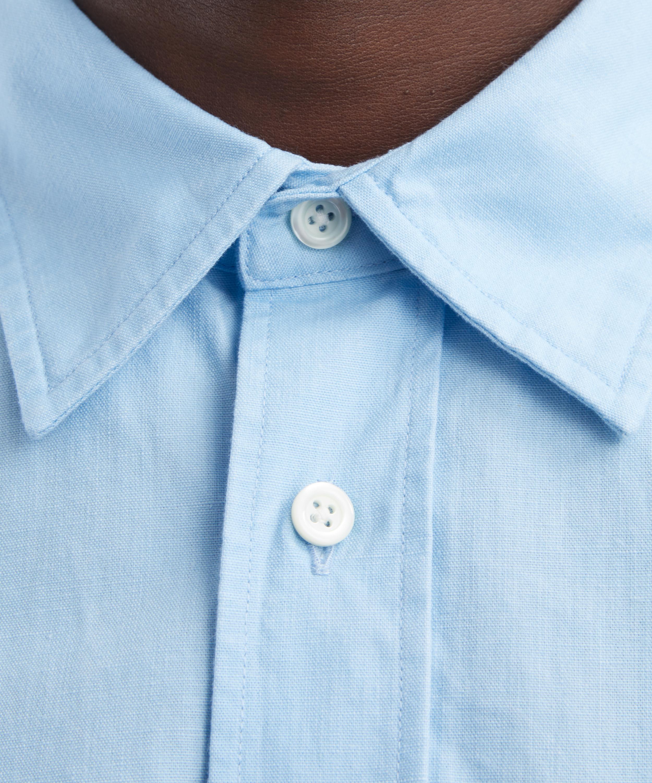Norse Projects - Kongshoved Cerulean Cotton Relaxed Shirt image number 4