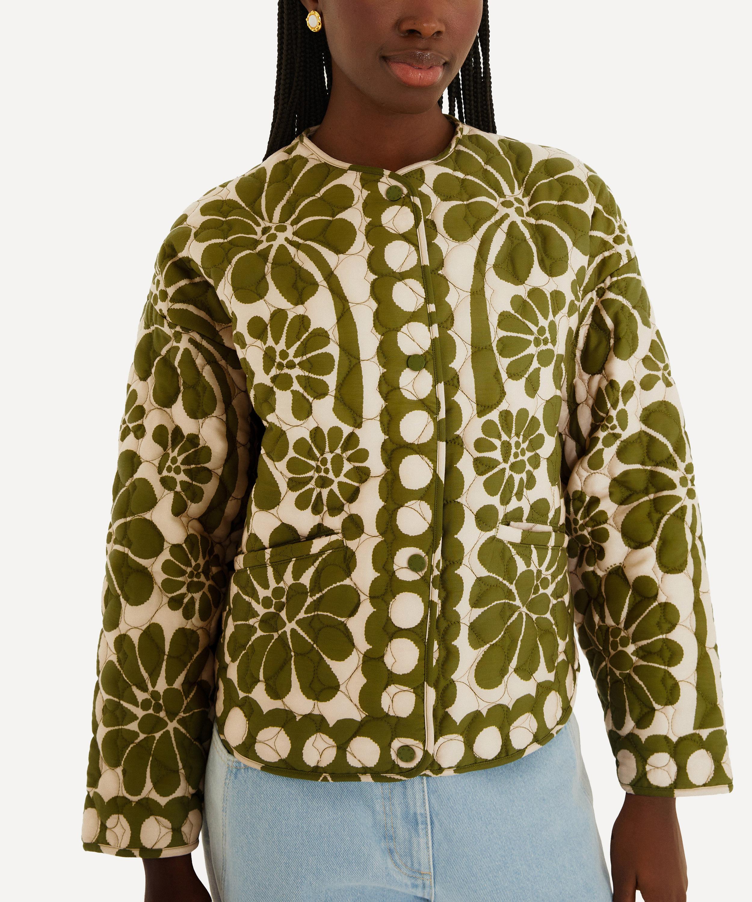 FARM Rio - Green Palermo Pockets Quilted Jacket