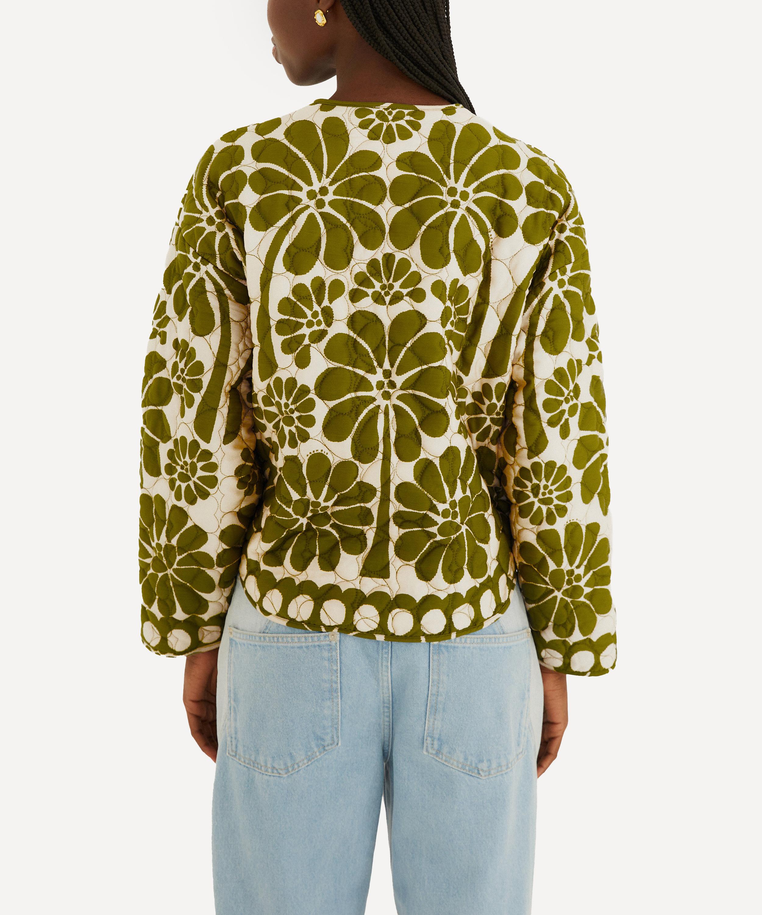 FARM Rio - Green Palermo Pockets Quilted Jacket image number 1