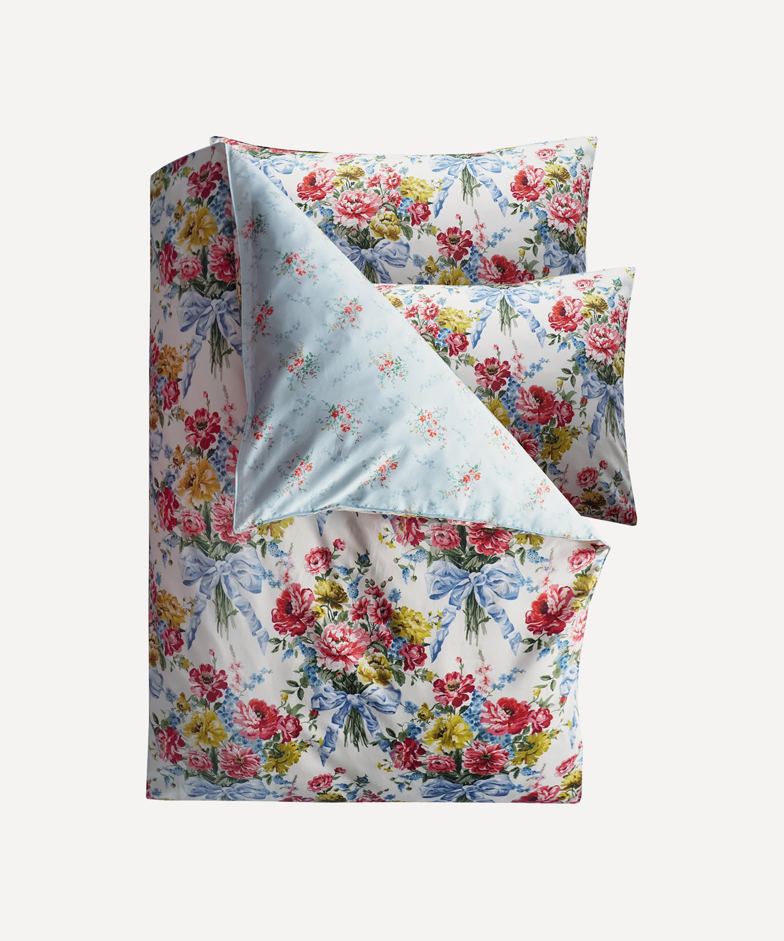 Coco & Wolf - Bow Bouquet & Garden Blooms Ardington Cotton Sateen King Duvet Set