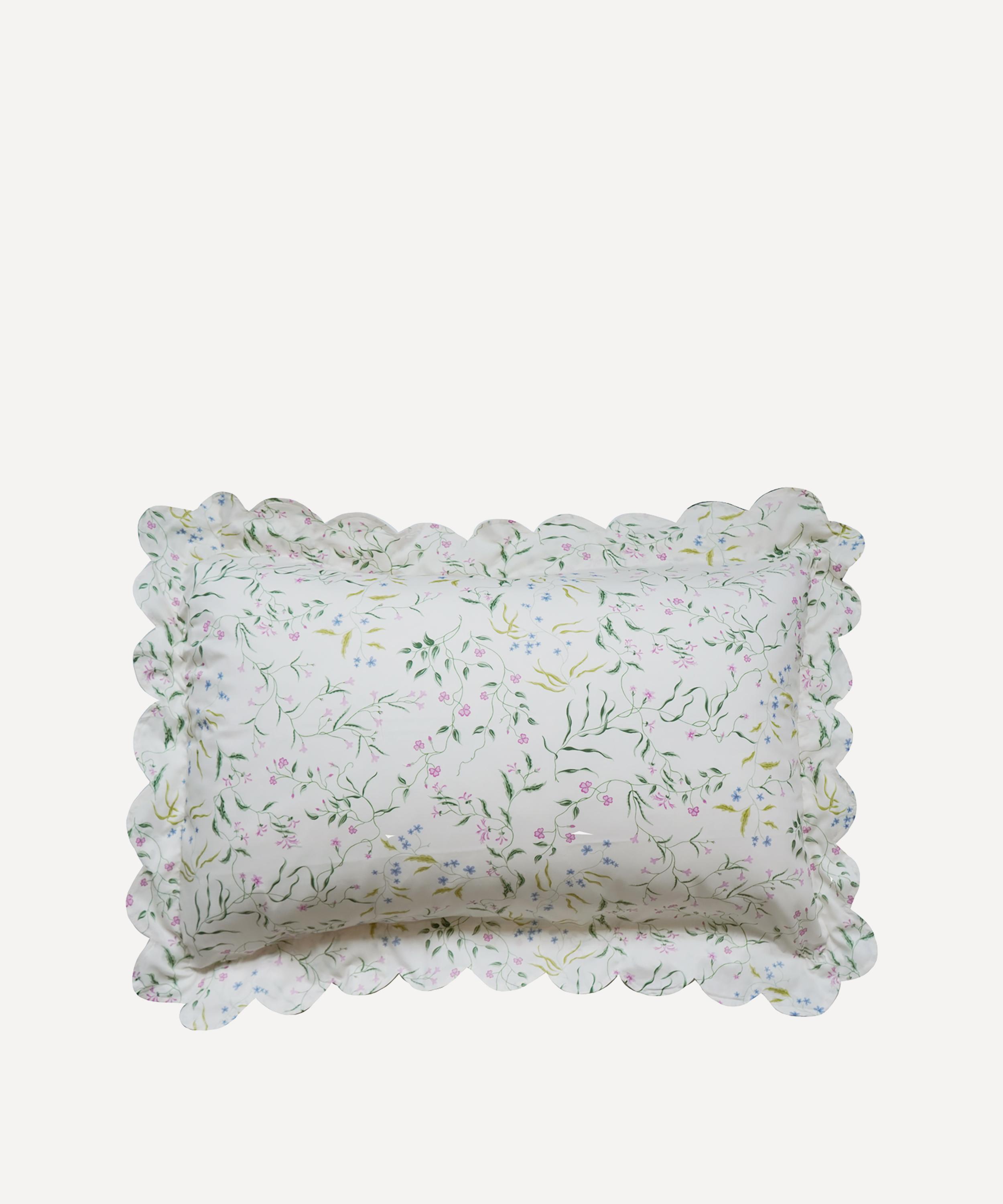 Coco & Wolf - Regal Blossom Ardington Cotton Sateen Scallop Edge Pillowcase