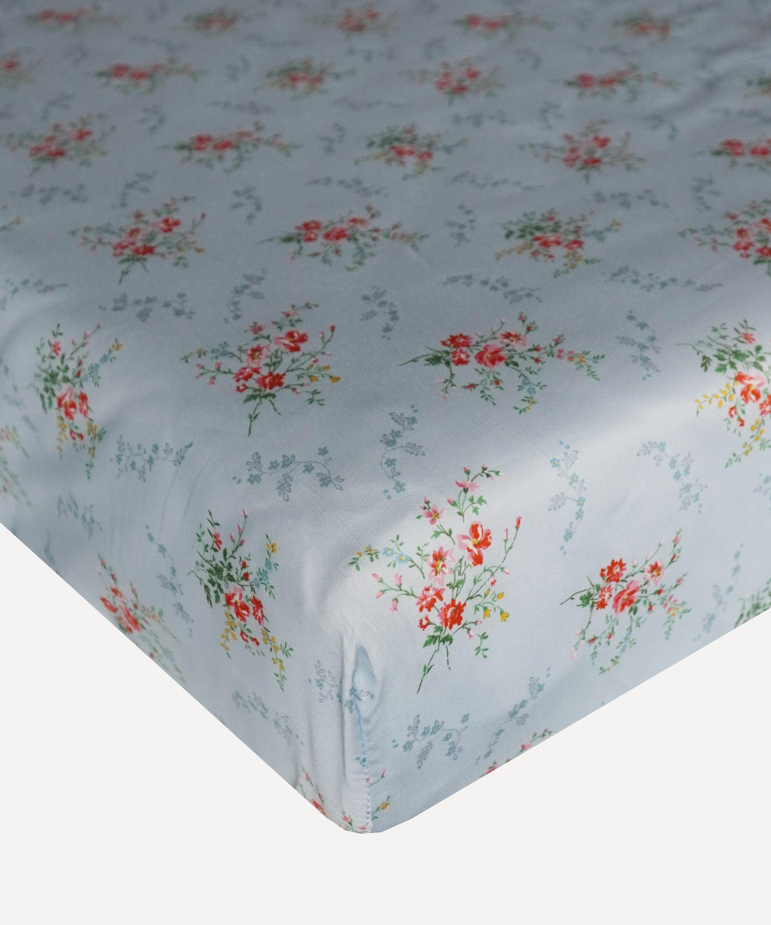 Coco & Wolf - Garden Blooms Ardington Cotton Sateen Super King Fitted Sheet