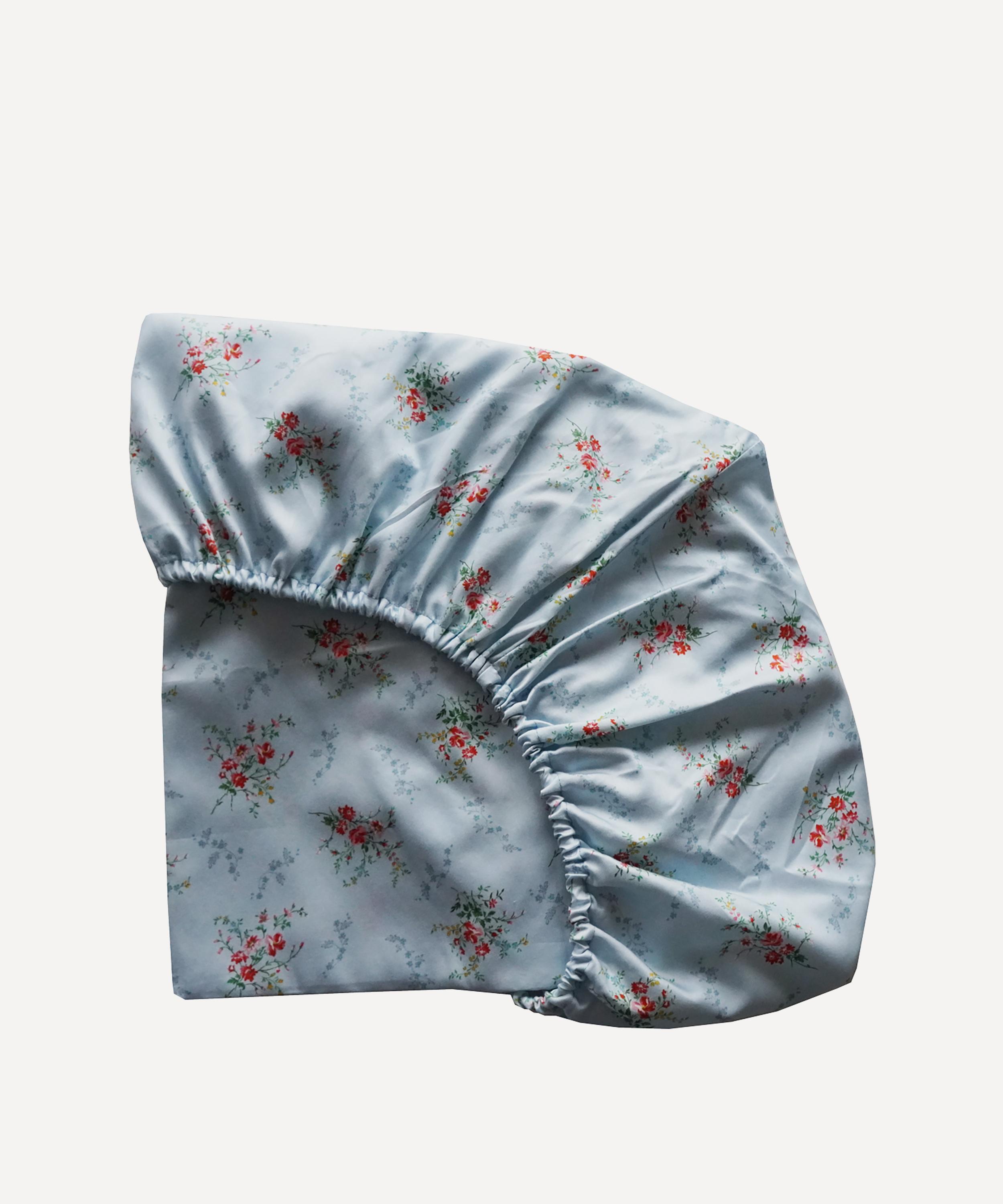 Coco & Wolf - Garden Blooms Ardington Cotton Sateen Super King Fitted Sheet image number 3