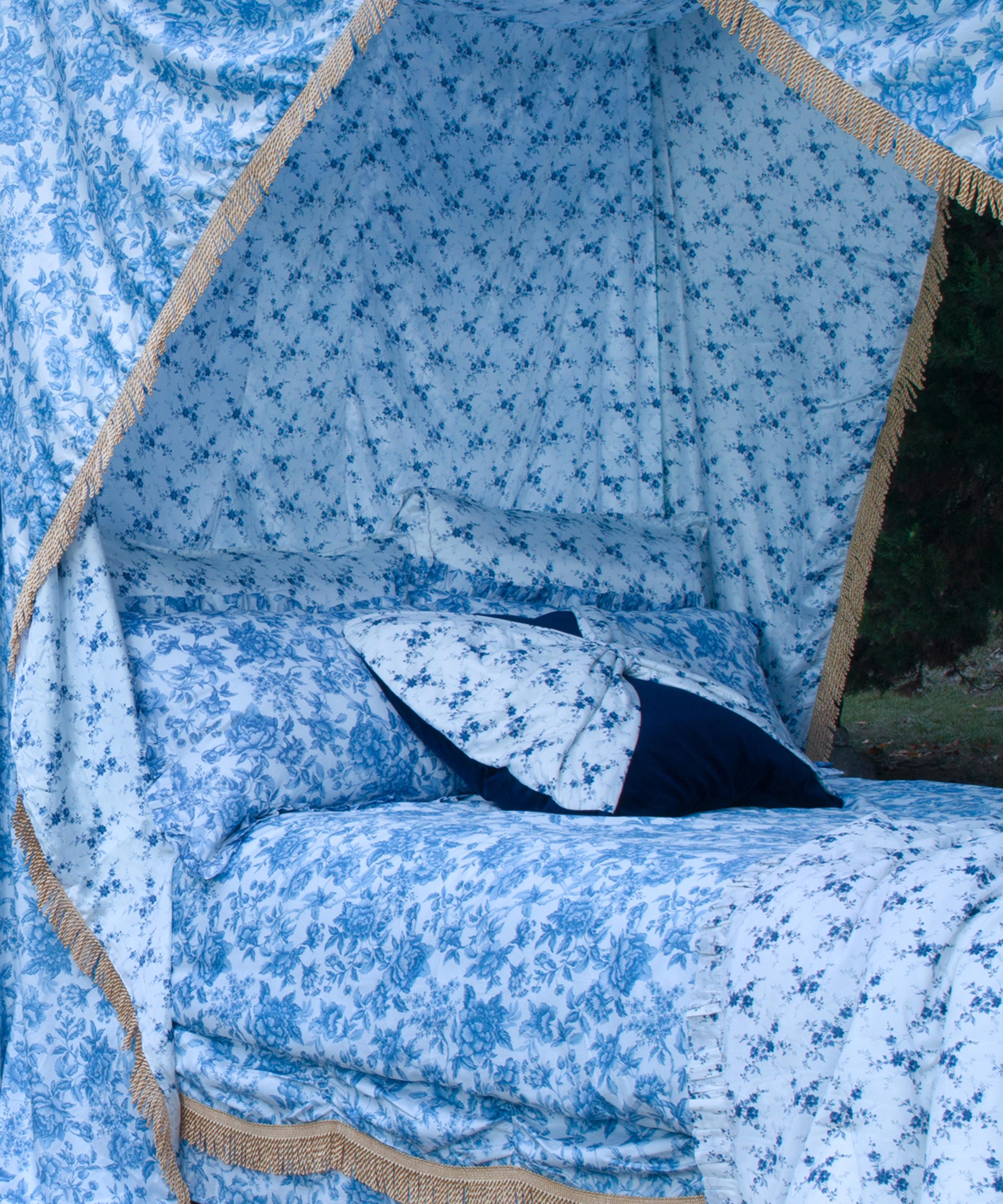 Coco & Wolf - Regency Trail Ardington Cotton Sateen Super King Flat Sheet image number 2