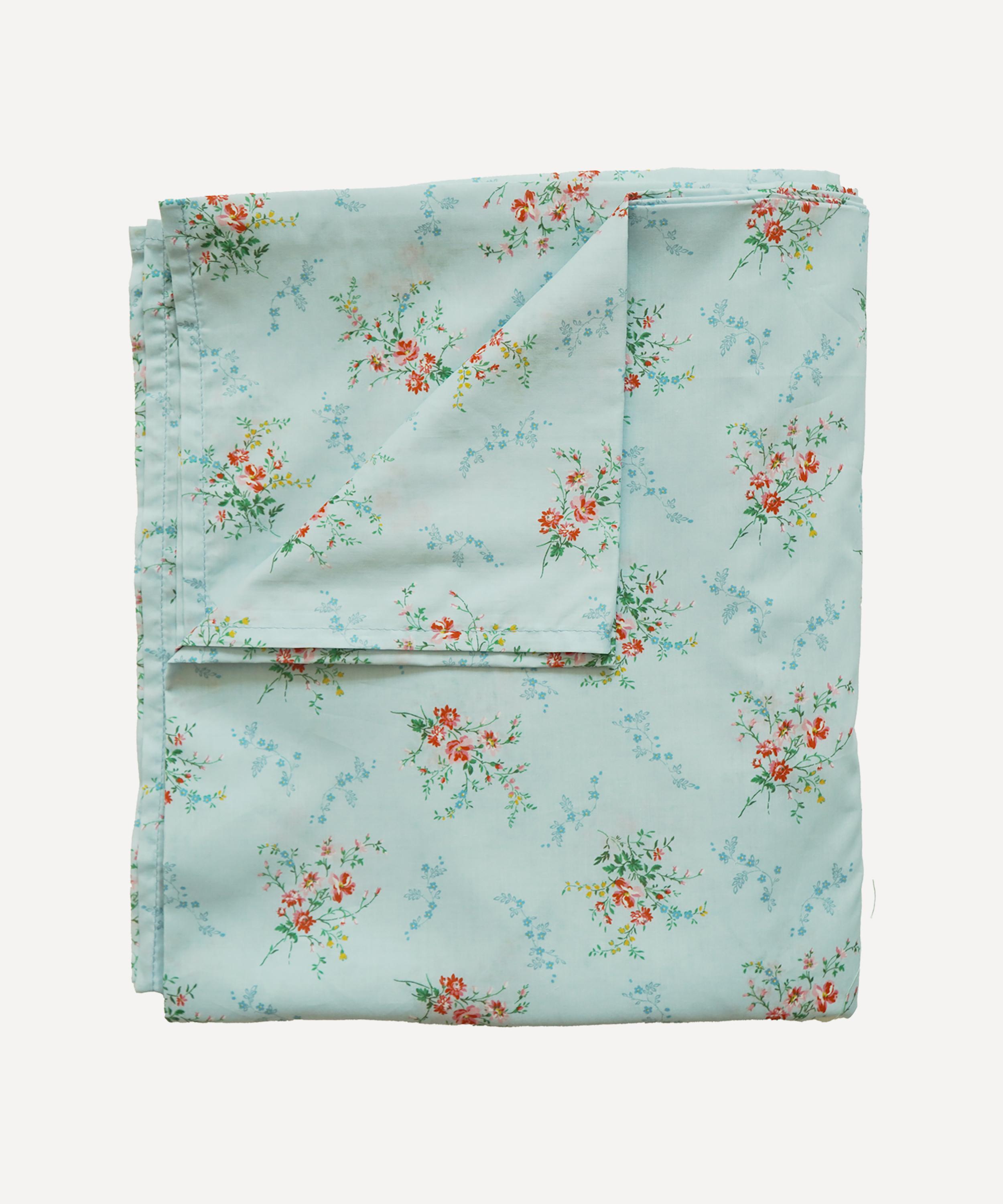 Coco & Wolf - Garden Blooms Ardington Cotton Sateen King Flat Sheet