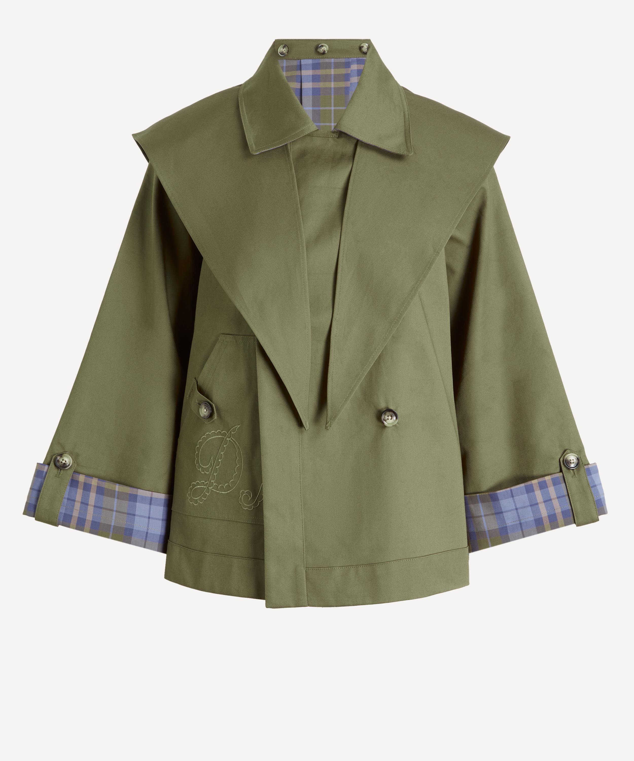 Damson Madder - Reversible Jerry Crop Trench Coat image number 0