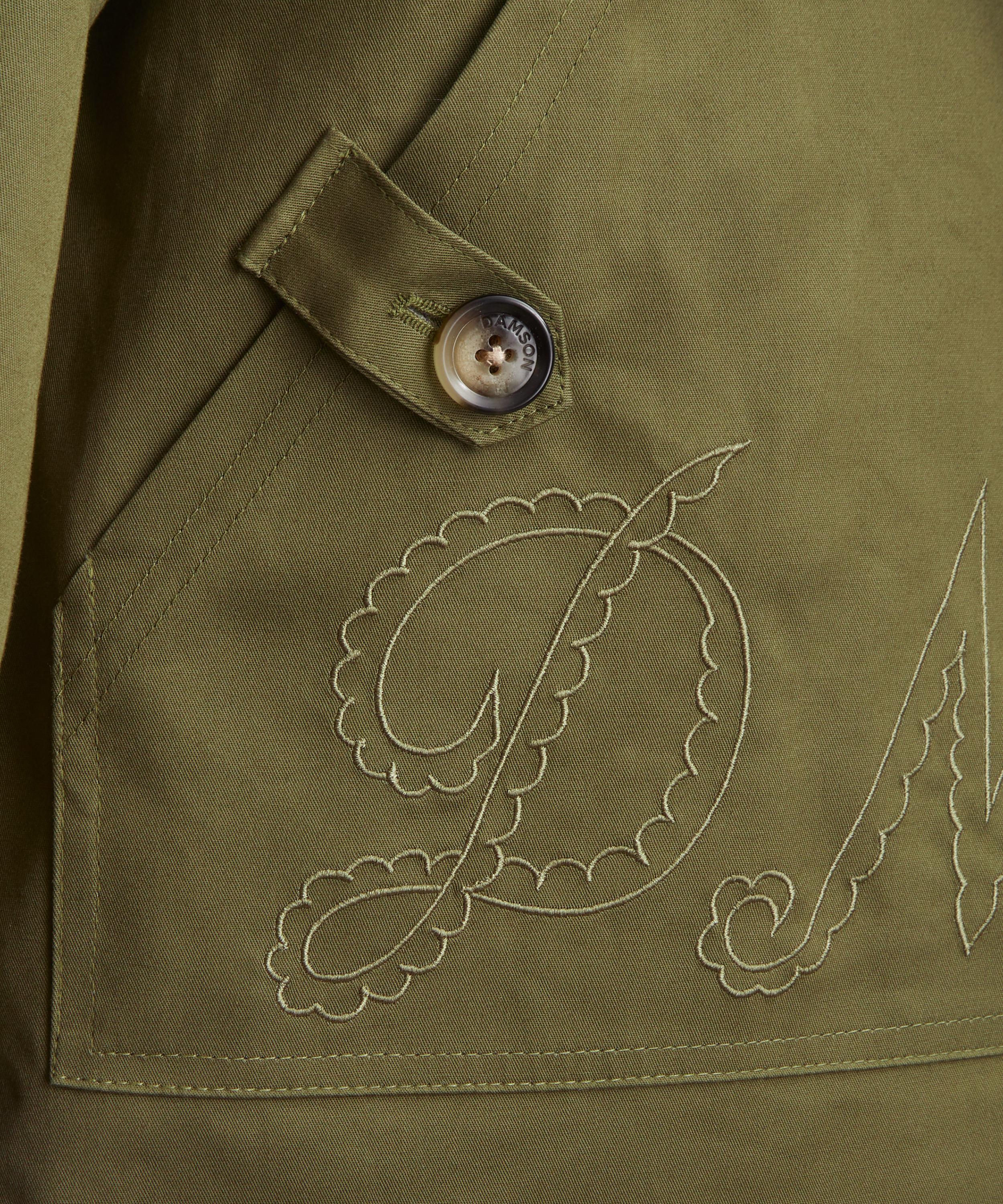 Damson Madder - Reversible Jerry Crop Trench Coat image number 4