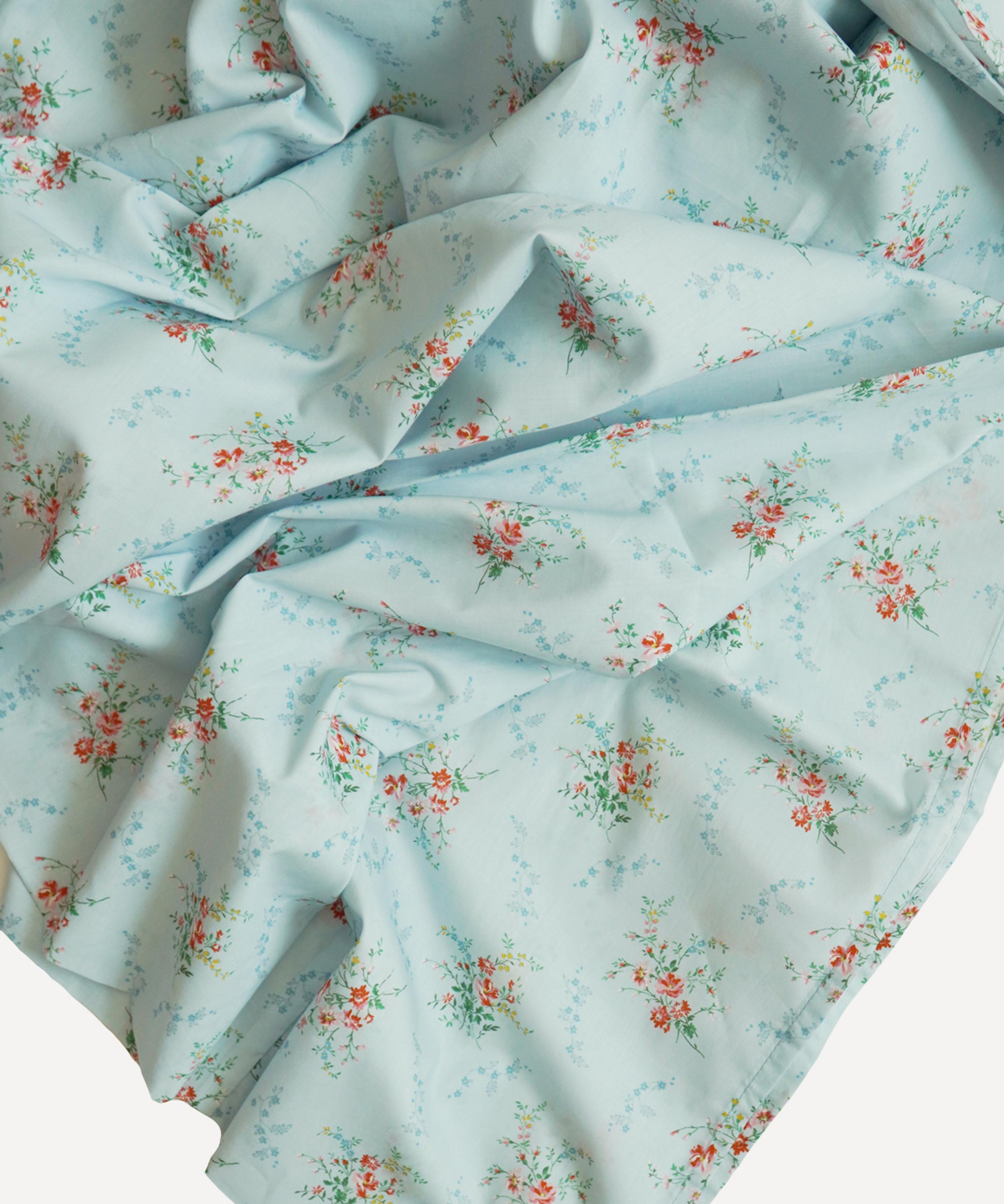 Coco & Wolf - Garden Blooms Ardington Cotton Sateen Super King Flat Sheet image number 3