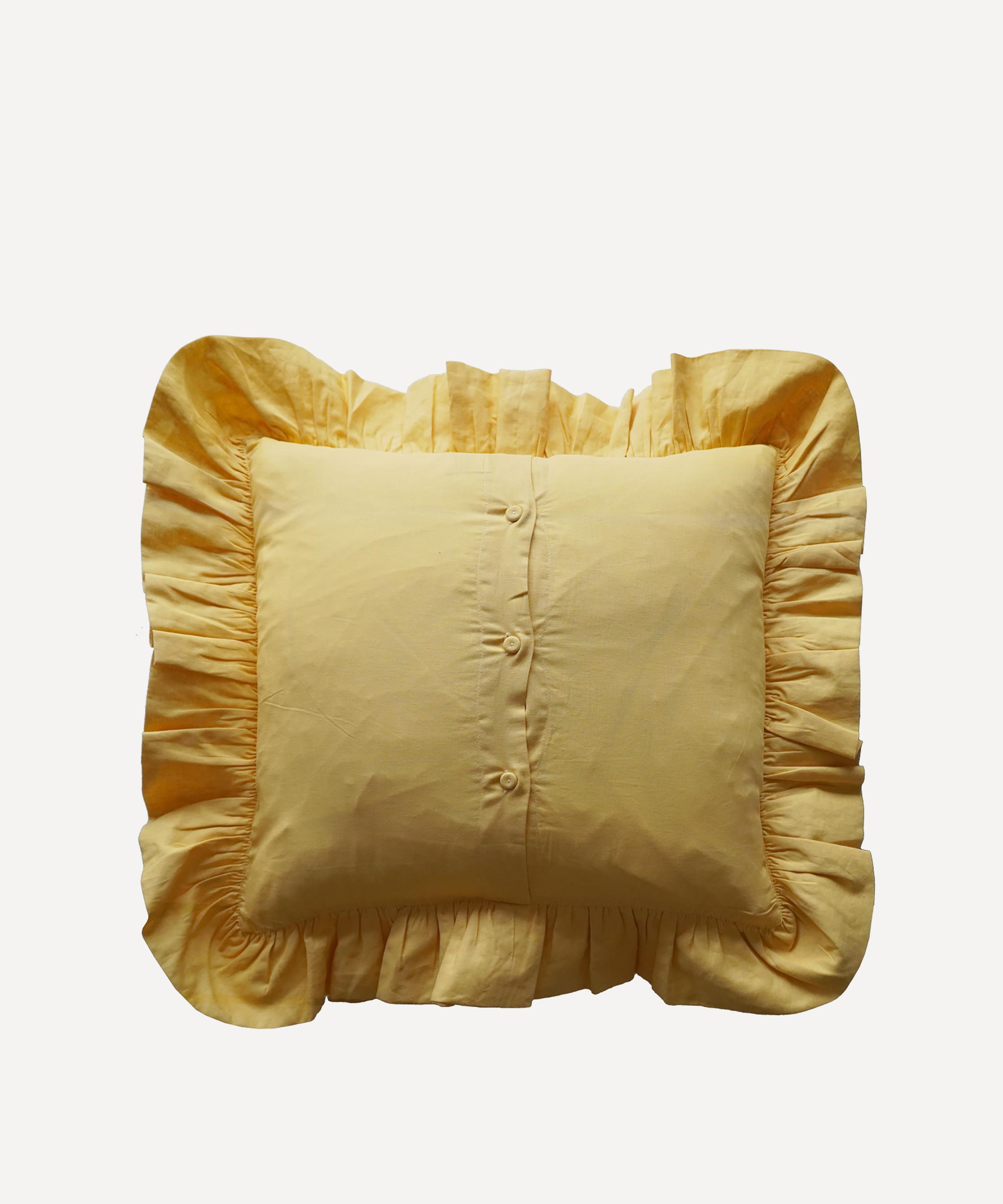 Coco & Wolf - Posy Corsage Augusta Embroidered Square Cushion image number 4