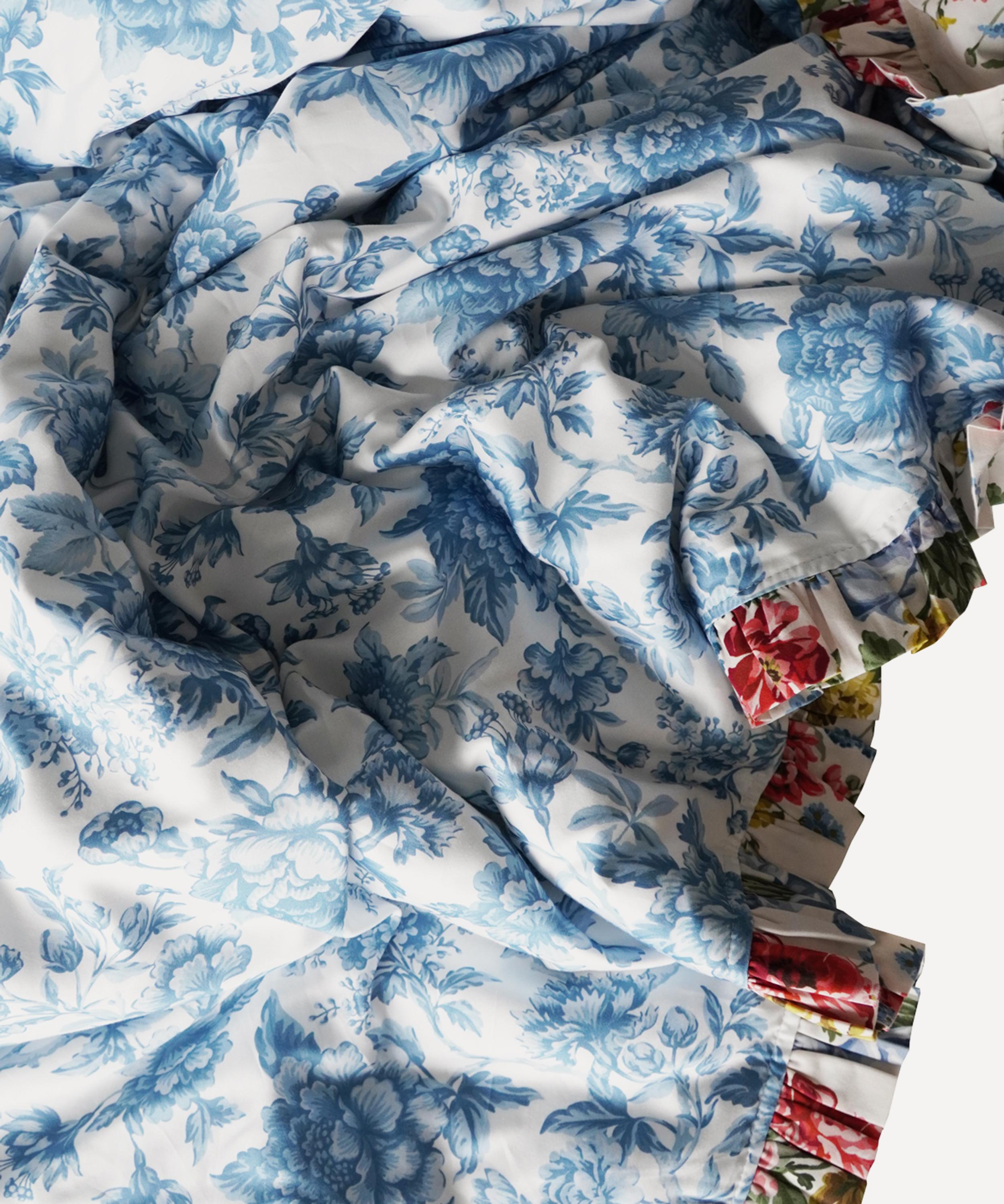 Coco & Wolf - Bow Bouquet Regency Trail Ardington Cotton Sateen Reversible Ruffle Single Heirloom Quilt image number 4