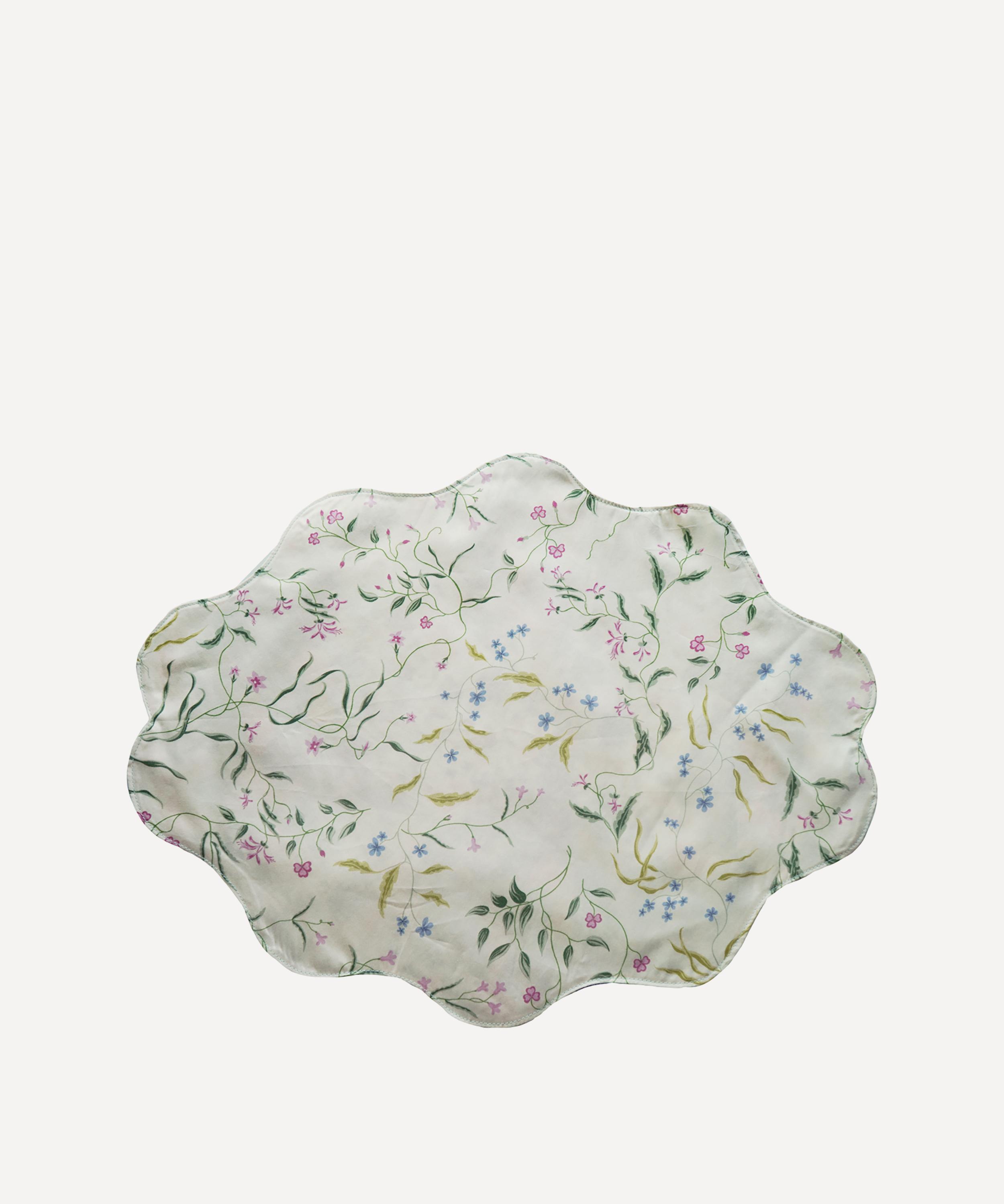 Coco & Wolf - Bouquet Parade & Regal Blossom Ardington Cotton Sateen Reversible Wavy Edge Placemat image number 5