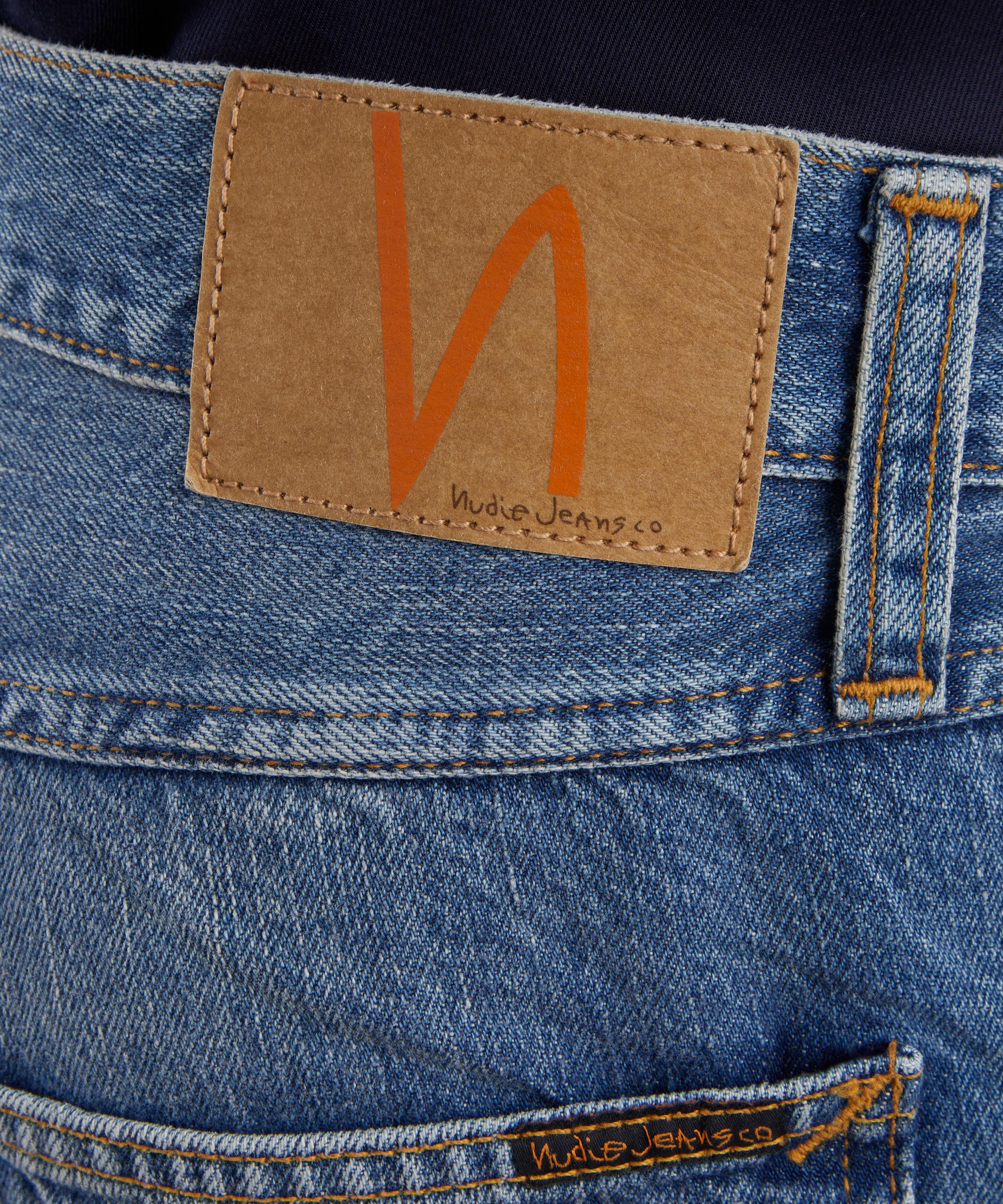 Nudie Jeans - Gritty Jackson Straight-Leg Jeans in Cool Blue image number 4