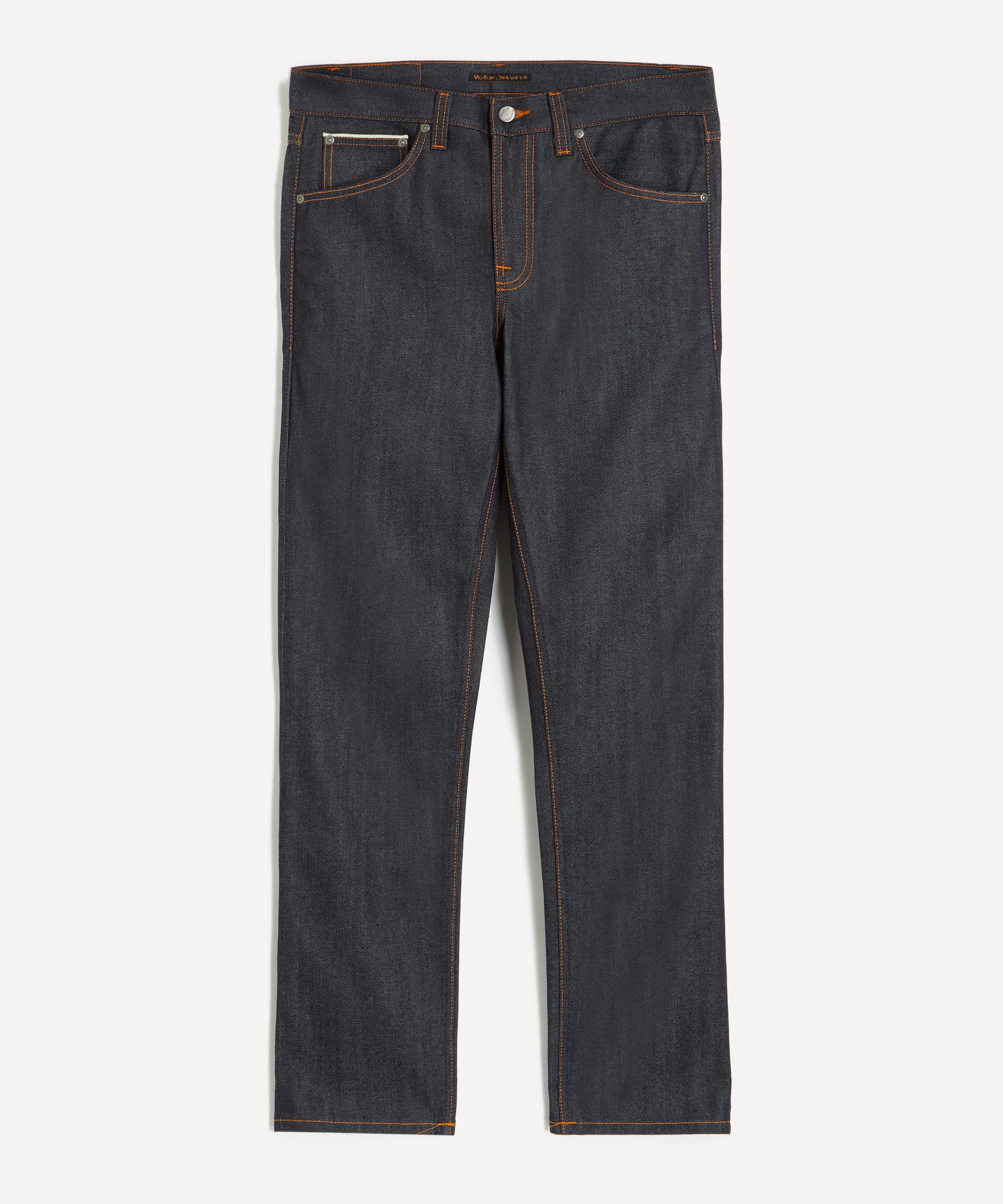 Nudie Jeans - Gritty Jackson Straight-Leg Jeans in Dry Dusk Selvage