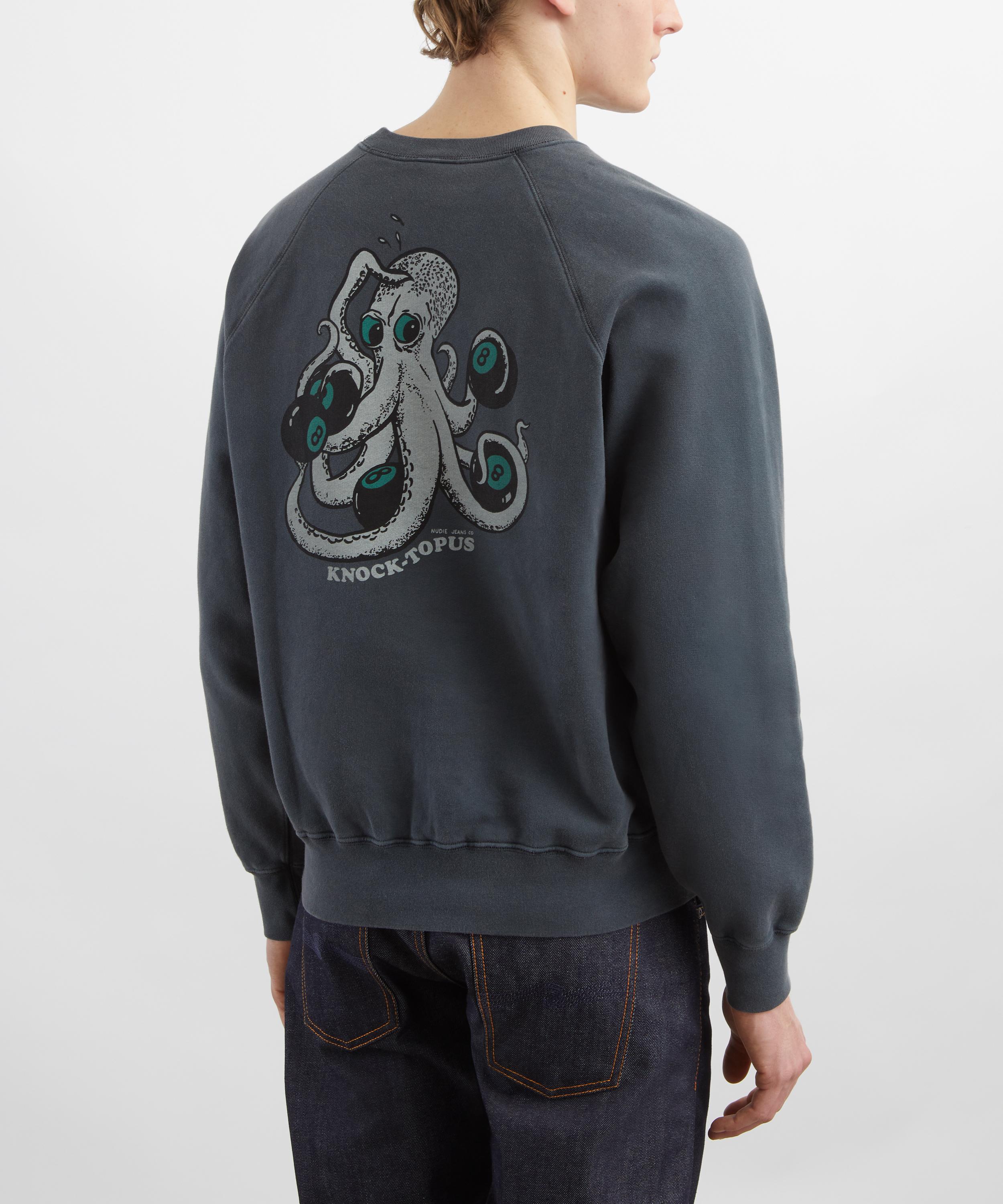 Nudie Jeans - Palle Knock-Topus Sweatshirt image number 3